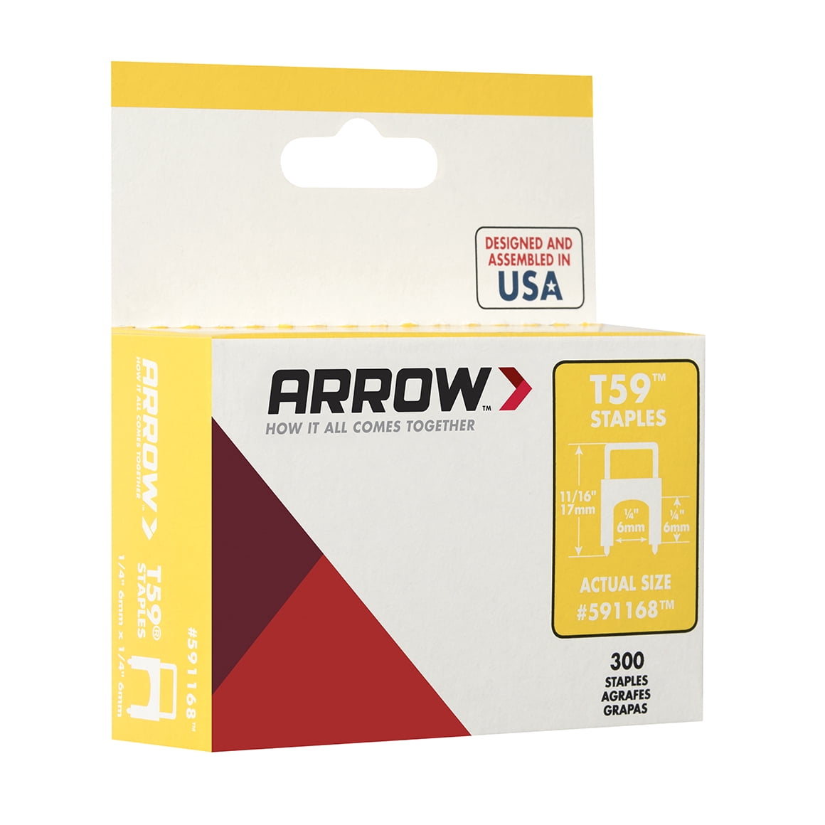 Arrow T59 Insulated Staples (Silver, 300 Count) iyiyn