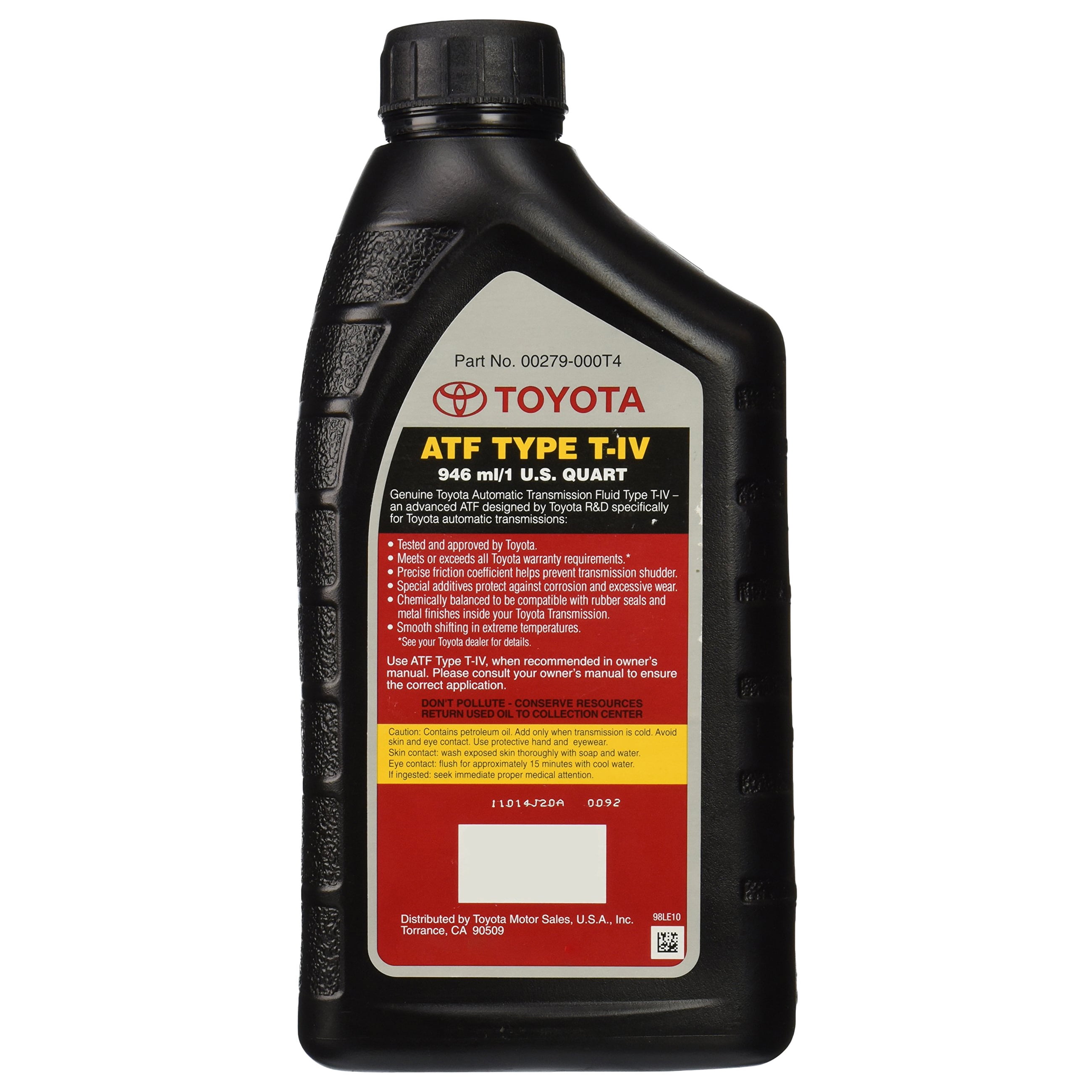 Toyota Genuine Automatic Transmission Fluid (1 qt) se0bi