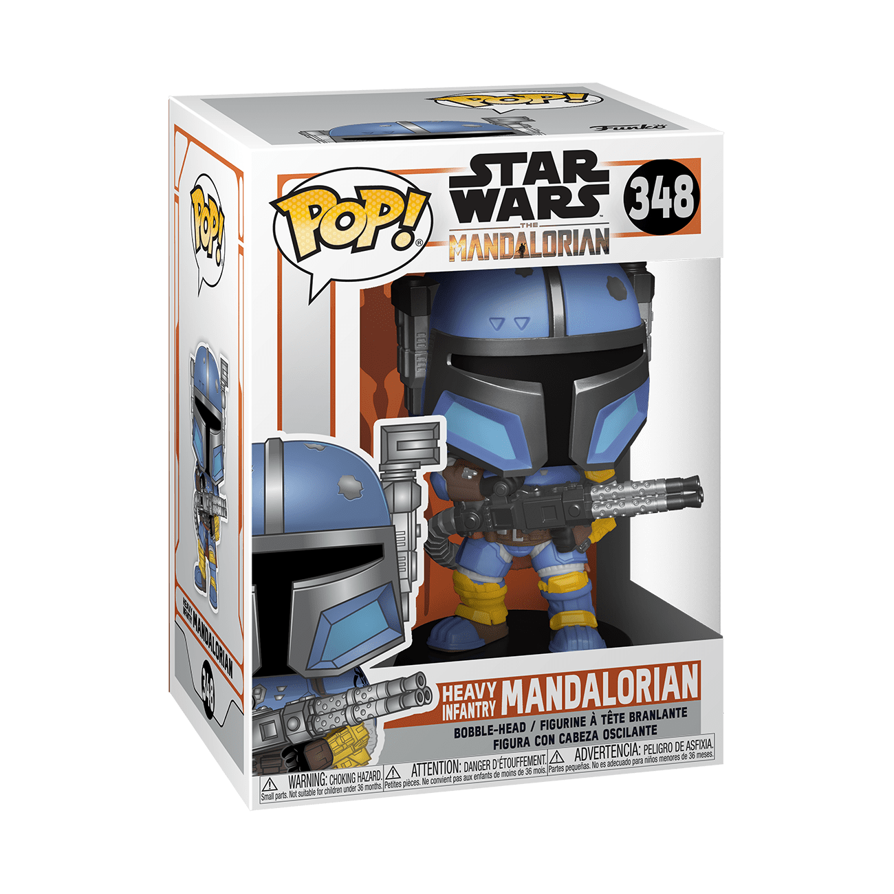 Funko POP! Star Wars The Mandalorian Heavy Infantry Mandalorian Vinyl Figure (3.75 in) fx267