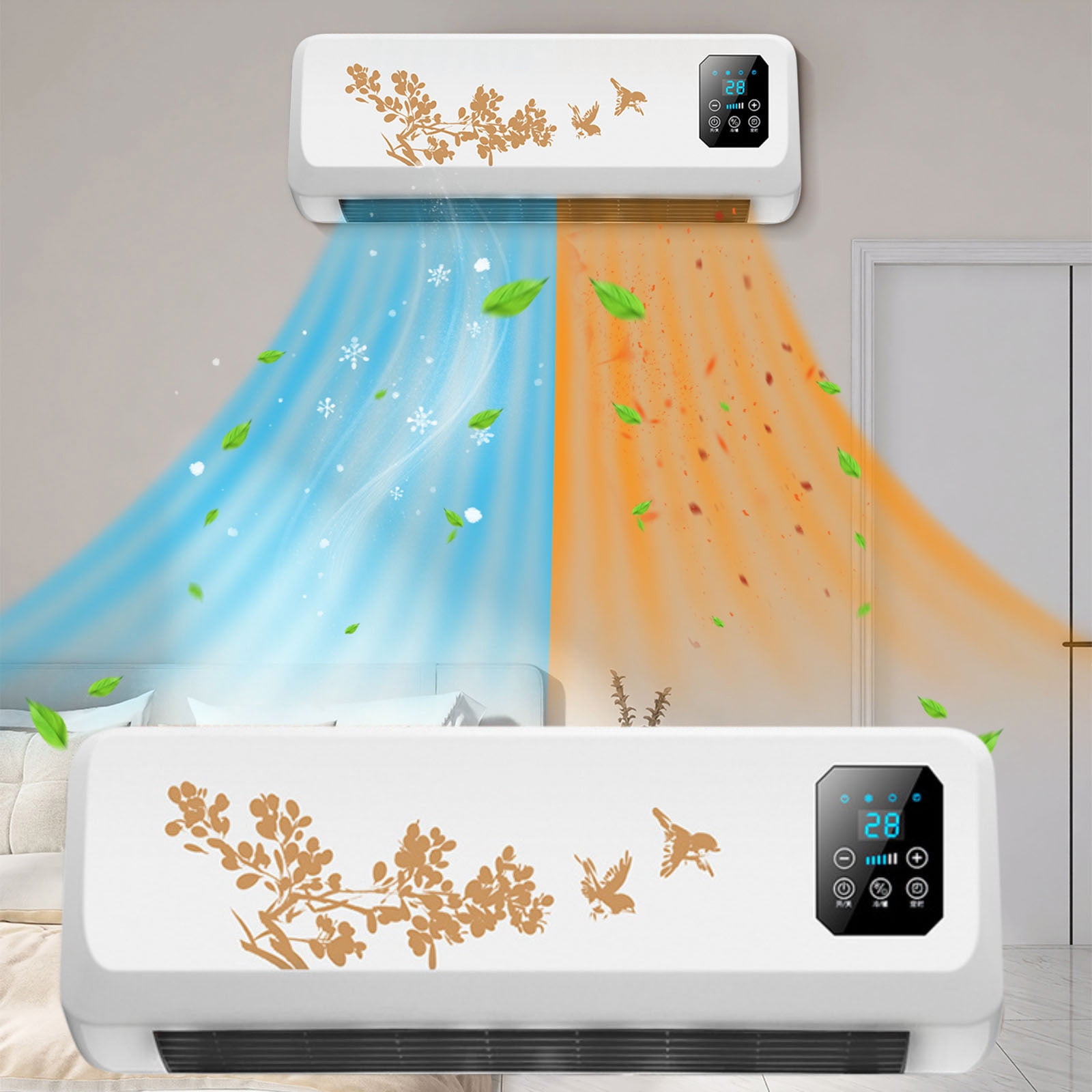 FYHALE 5,000 BTU Window Air Conditioner with Remote Control (White, 250 Sq. ft. Coverage) ah9kv