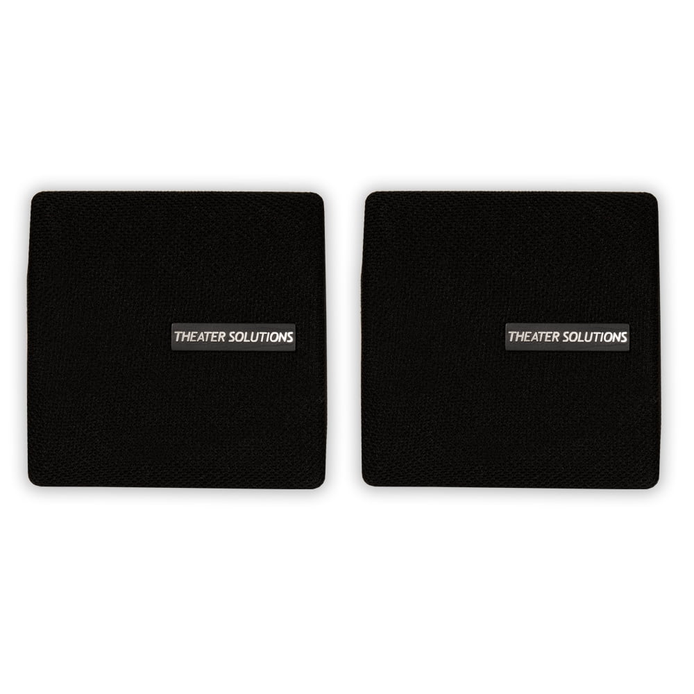 Theater Solutions TS30B Mountable Indoor Bookshelf Speakers (Black, Pair) 08cr6
