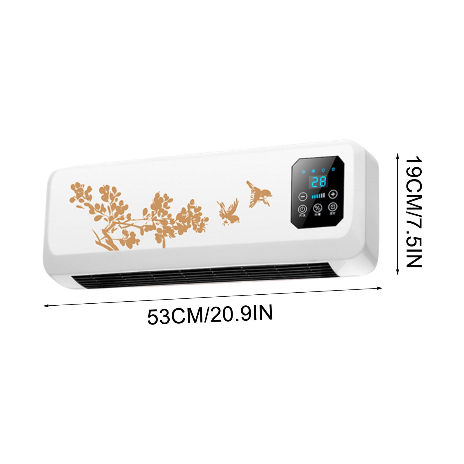 FYHALE 5,000 BTU Window Air Conditioner with Remote Control (White, 250 Sq. ft. Coverage) ah9kv