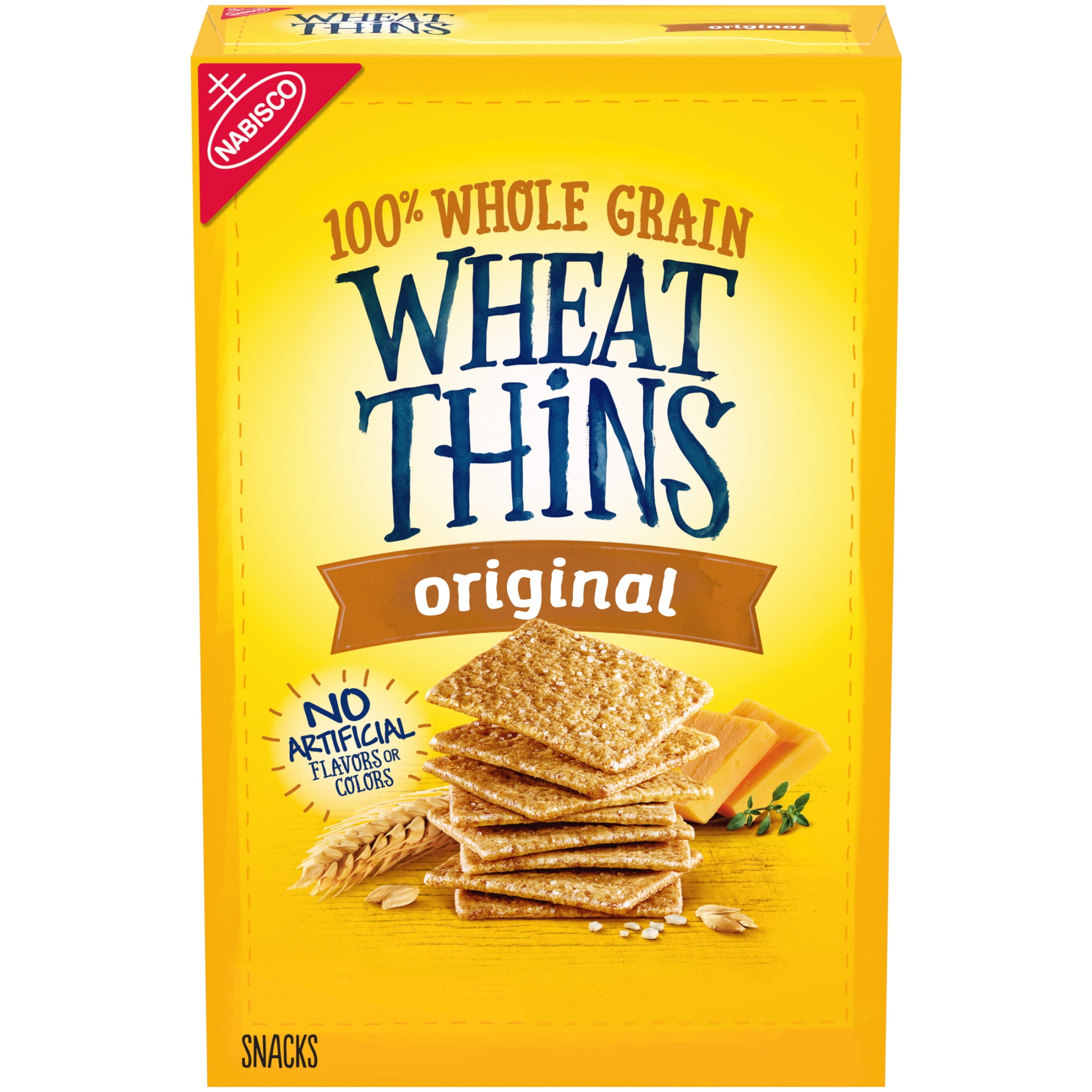 Wheat Thins Original Whole Grain Crackers, Crispy Savory Snack Crackers (8.5 oz) z33pu