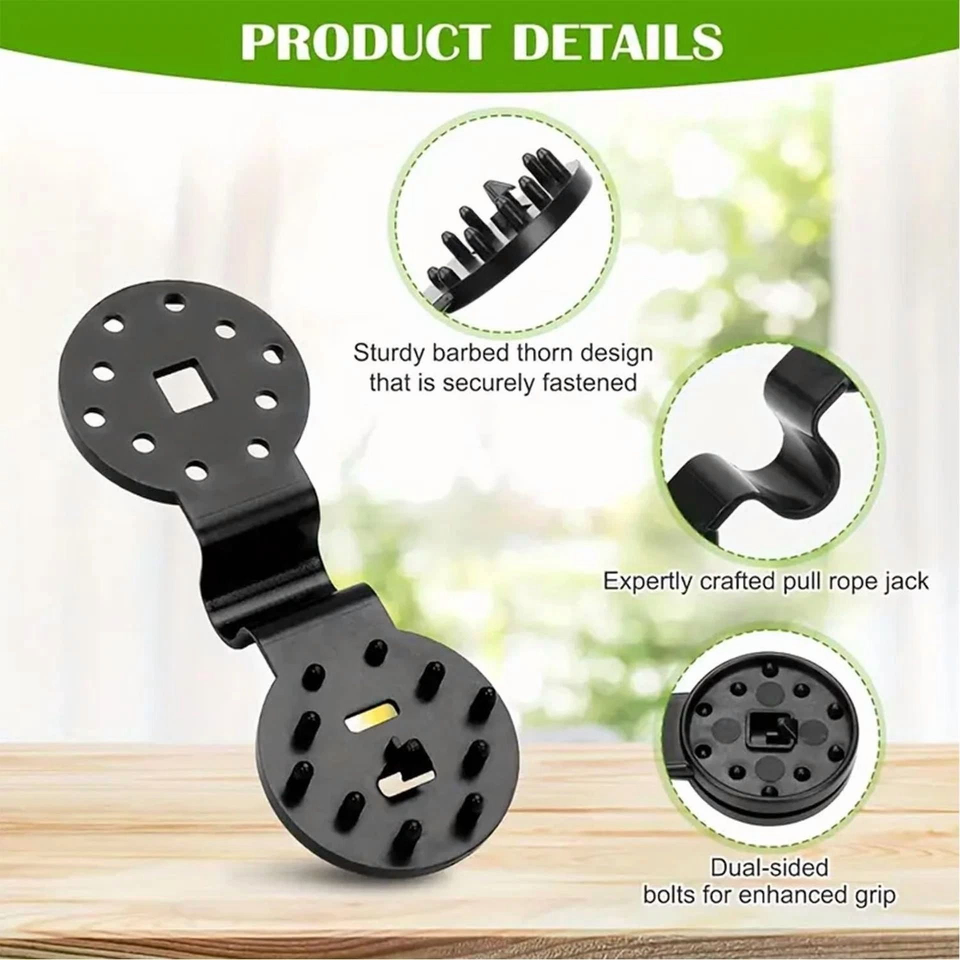 PURELY Sun Shade Clips for Garden Netting (Black, 50 Pack) a0e2u