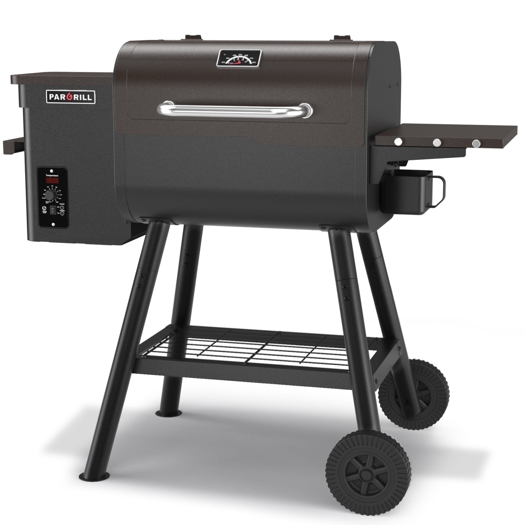 PARGRILL Wood Pellet Grill and Smoker with Auto Temperature Control (Bronze Black, 467 sq in) ksju5