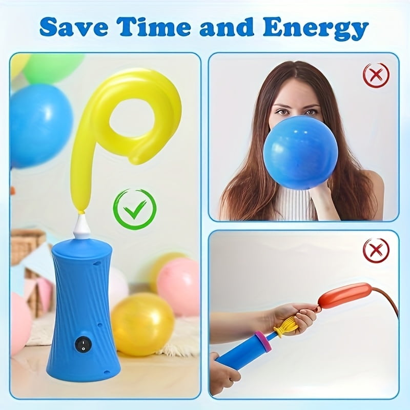 Generic Electric Balloon Pump for Long Balloons (Orange, 1 Pack) kel54
