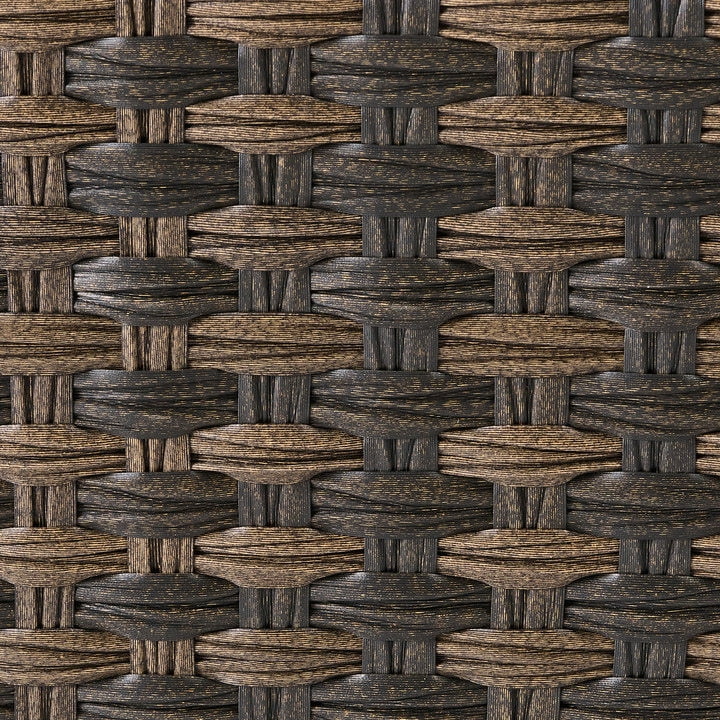 Better Homes & Gardens Rockport Outdoor Wicker Sofa, Weather-Resistant Patio Furniture (Brown, 83.86 in W x 33.27 in D x 31.89 in H) iw5cj