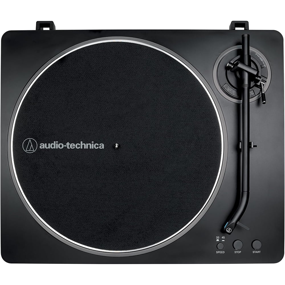 Audio-Technica AT-LP70X-BG Fully Automatic Belt-Drive Turntable Bundle with Record Care and Cleaning Kit (Black/Silver) eiyt8