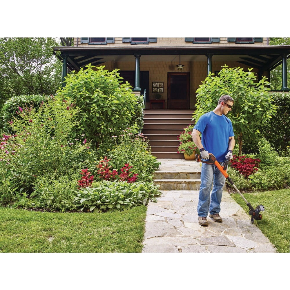 BLACK+DECKER 20V MAX Cordless Hedge Trimmer and String Trimmer Edger Combo Kit (22 in. Hedge Trimmer, 12 in. String Trimmer, 3 Batteries) kaefw