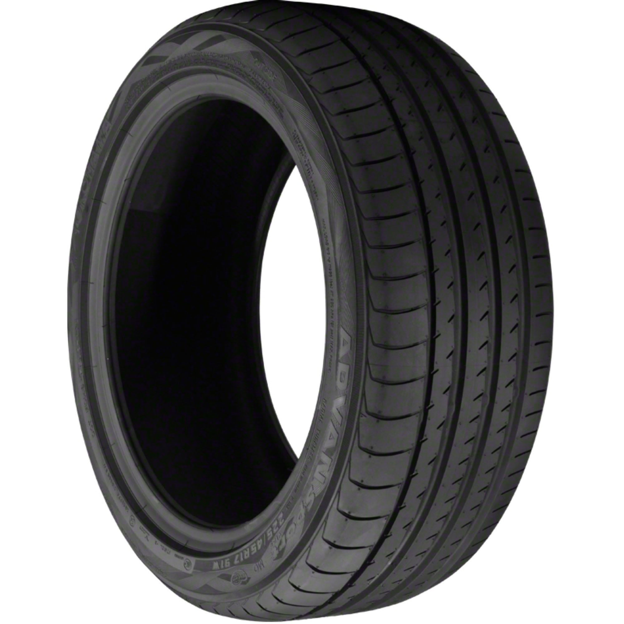 Yokohama Advan Sport V105 Ultra-High-Performance Summer Tire (Black Sidewall, 235/40ZR19) 380ay