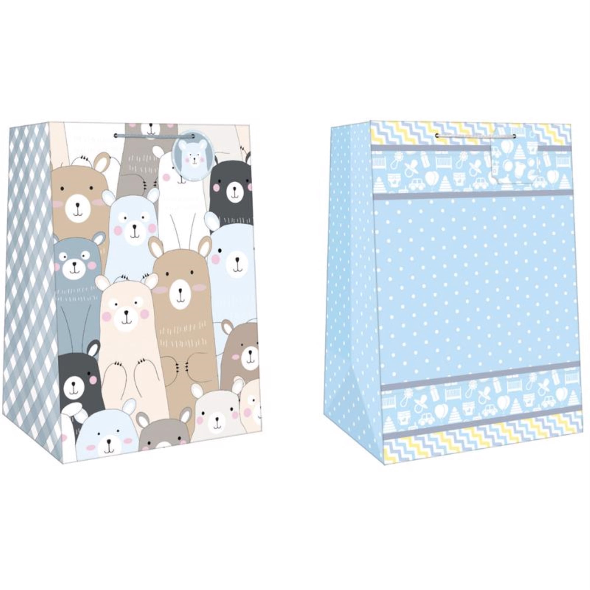 Paper Images Jumbo Baby Boy Gift Bag (Assorted, 20 in x 16 in x 8 in) jb7y9