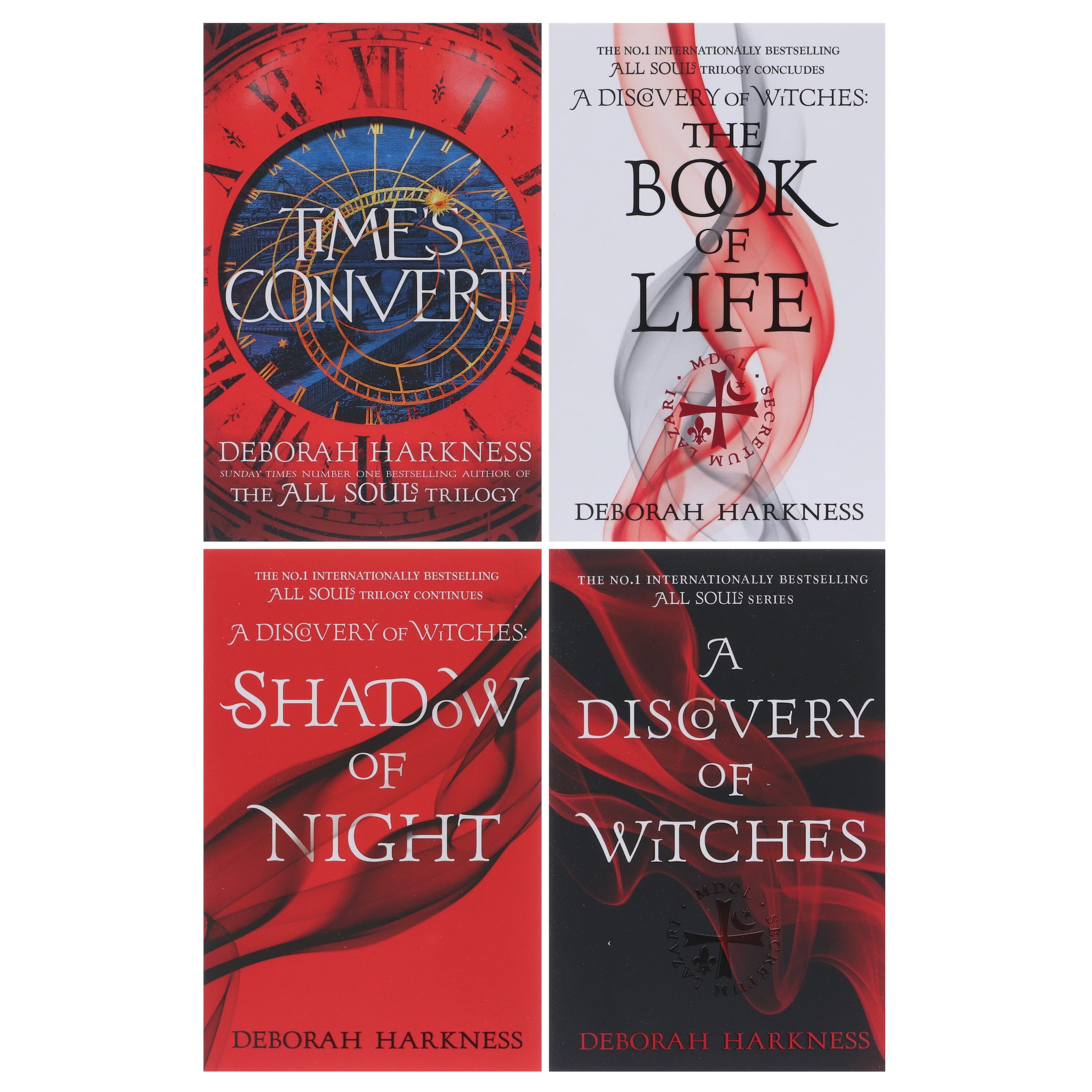 Headline Publishing Group All Souls Trilogy Deborah Harkness Collection 4 Book Set (A Discovery of Witches, Shadow of Night, The Book of Life, Times Convert) xjsvi