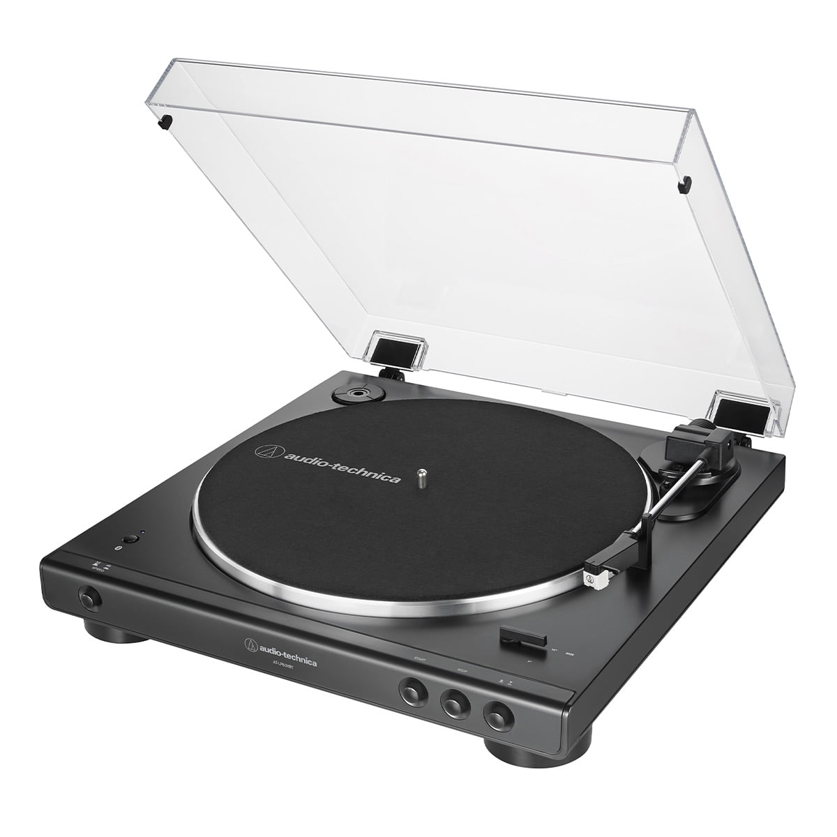 Audio-Technica AT-LP60XBT-BK Fully Automatic Belt-Drive Stereo Turntable with Bluetooth (Black) uzof4