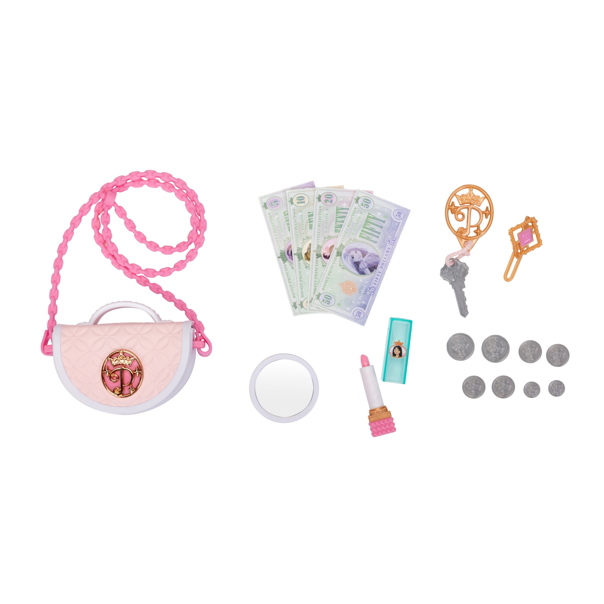 Disney Princess Style Collection Chic Petites Fashion Accessory Set (Multi-color, 9 Piece Set) c6yzd