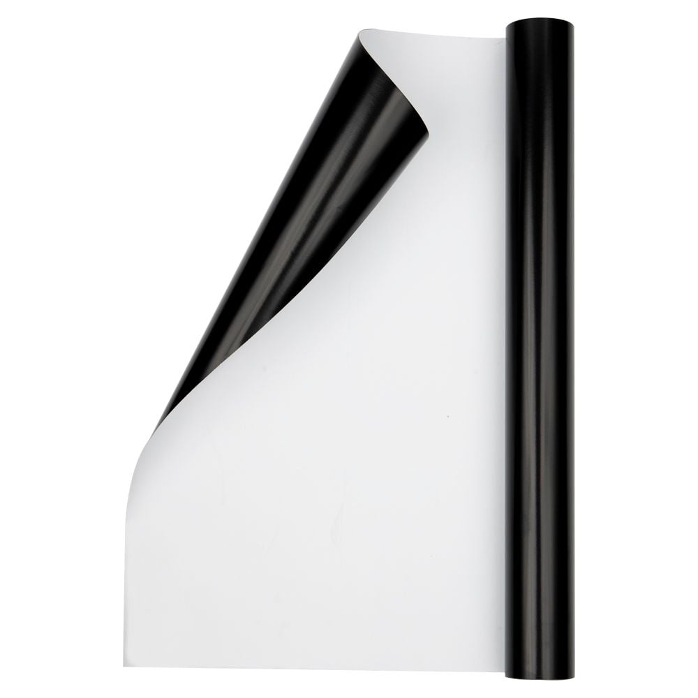 JAM Paper Glossy Wrapping Paper, Premium Gift Wrap for Birthdays and Holidays (Black, 26.3 sq ft) cxuo7