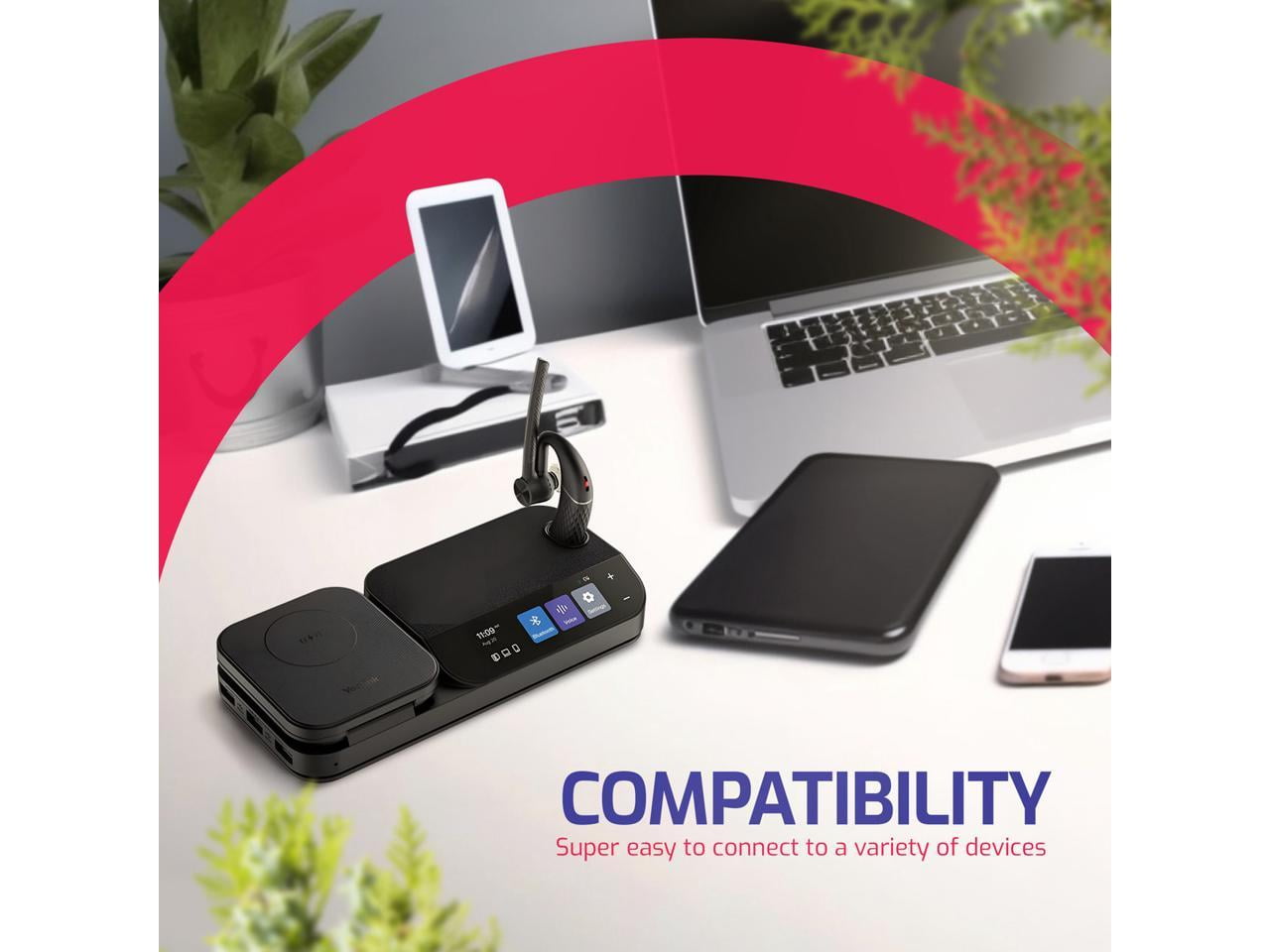 Yealink BH71 Workstation Teams Wireless Bluetooth Mono Headset (Black, 1 Unit) 46o7j