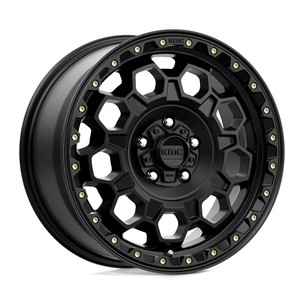 KMC KM545 Trek Wheel (Satin Black, 17x8 in) bvx36