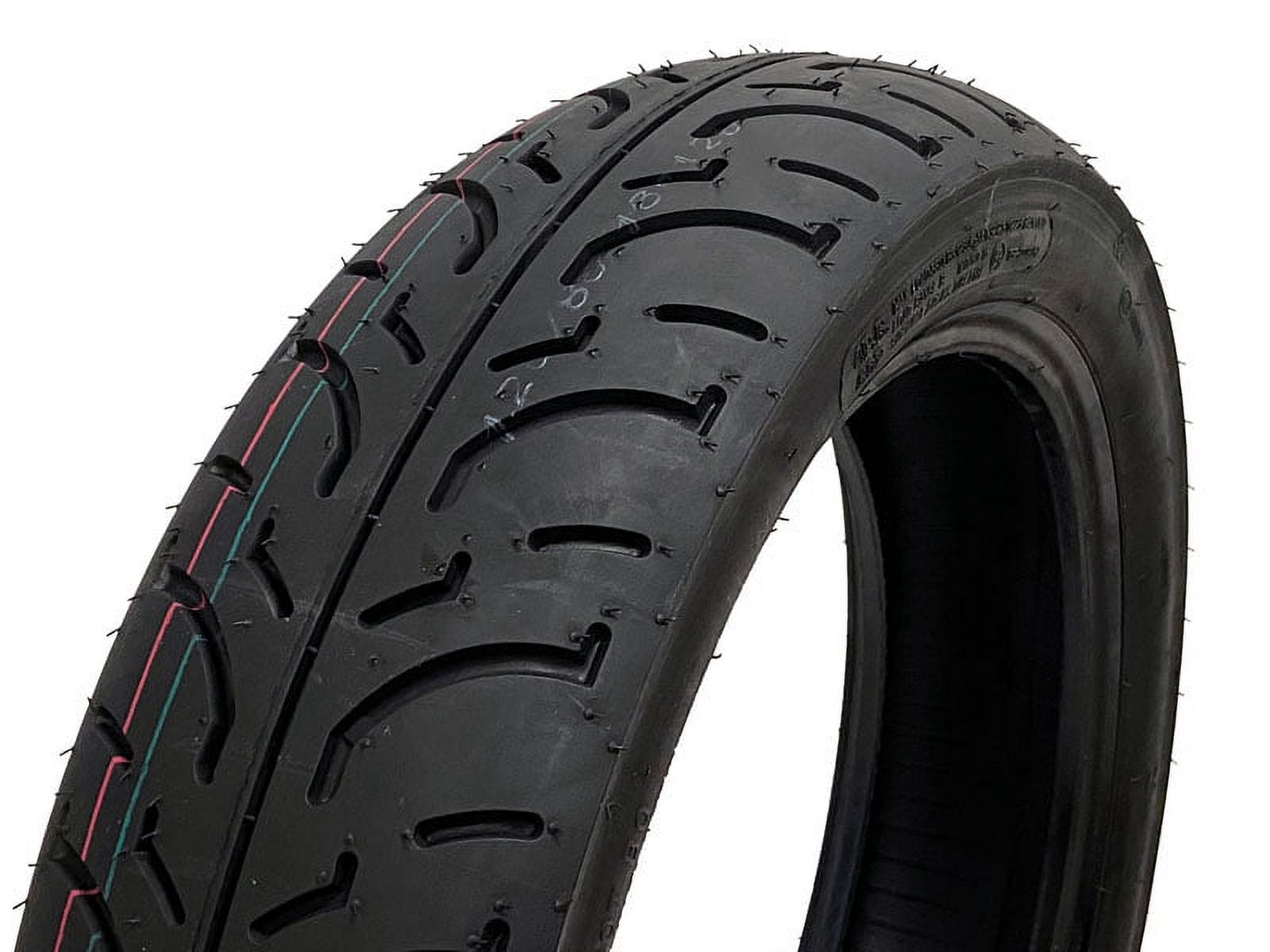 MMG Motorcycle Tire Set (Front 100/80-16, Rear 120/80-16) High-Grip Performance Rubber for Scooters ot515