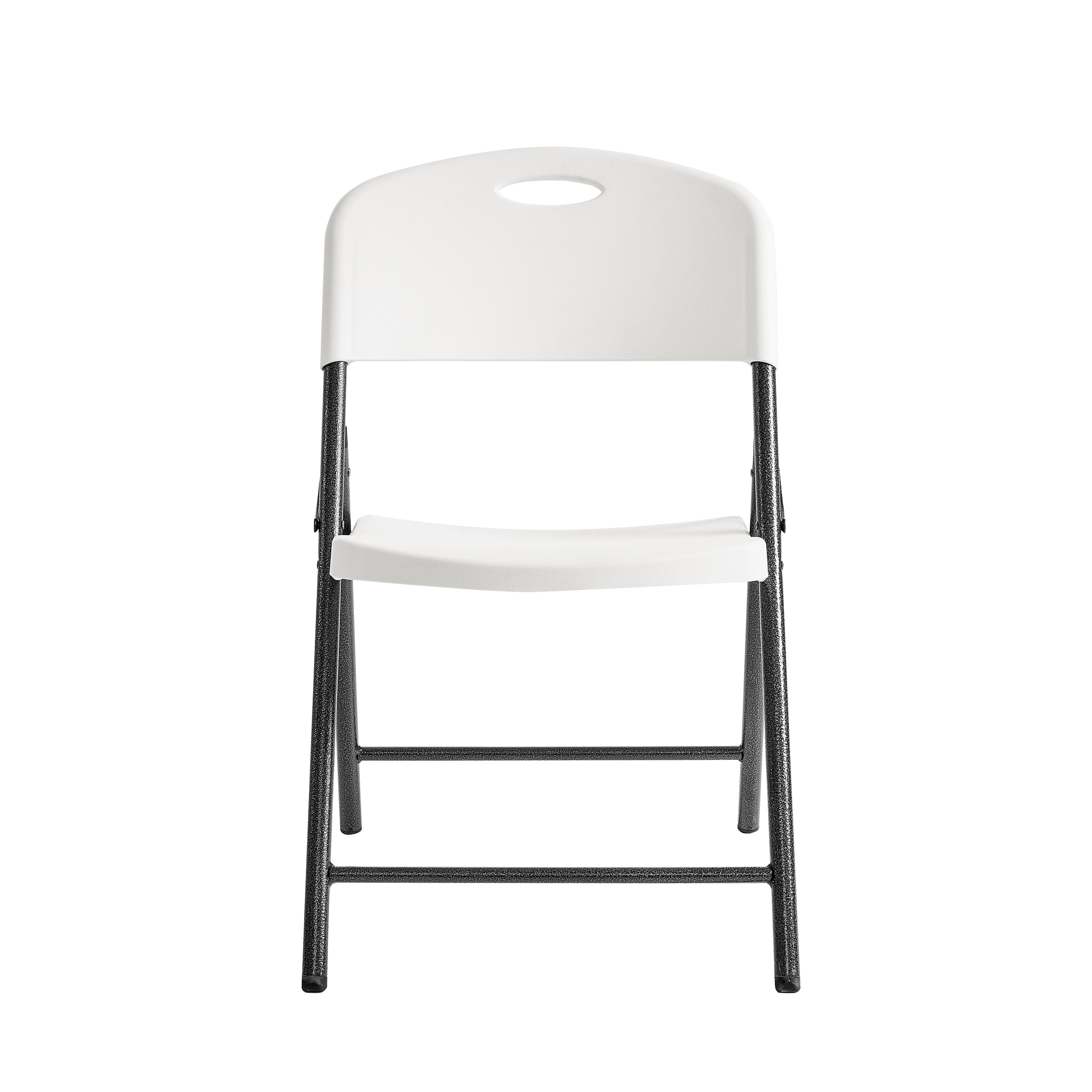 Mainstays Premium Heavy Duty Resin Folding Chair (White, 6-Pack) ohqr8