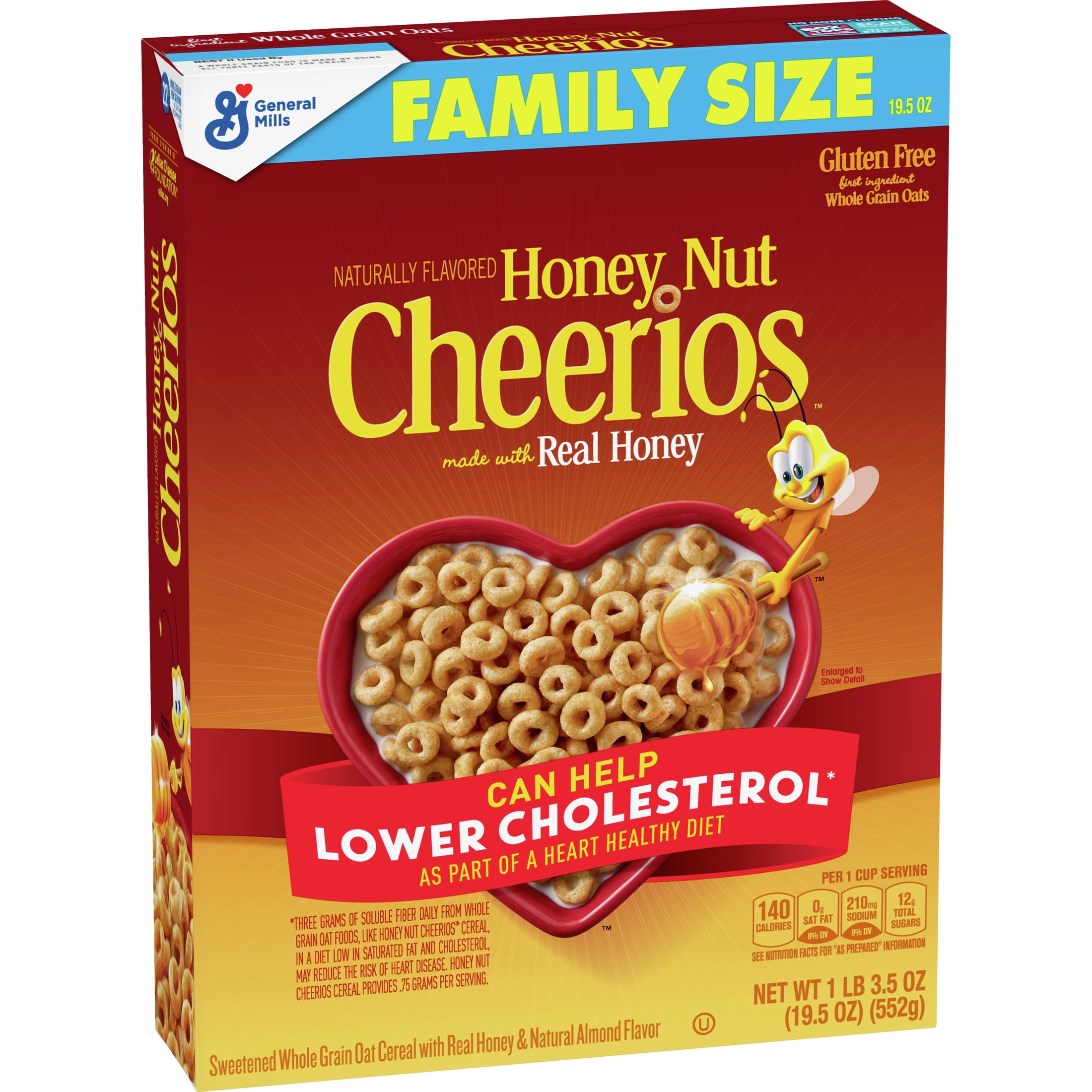 Cheerios Honey Nut Gluten-Free Breakfast Cereal (19.5 oz) zrfy8