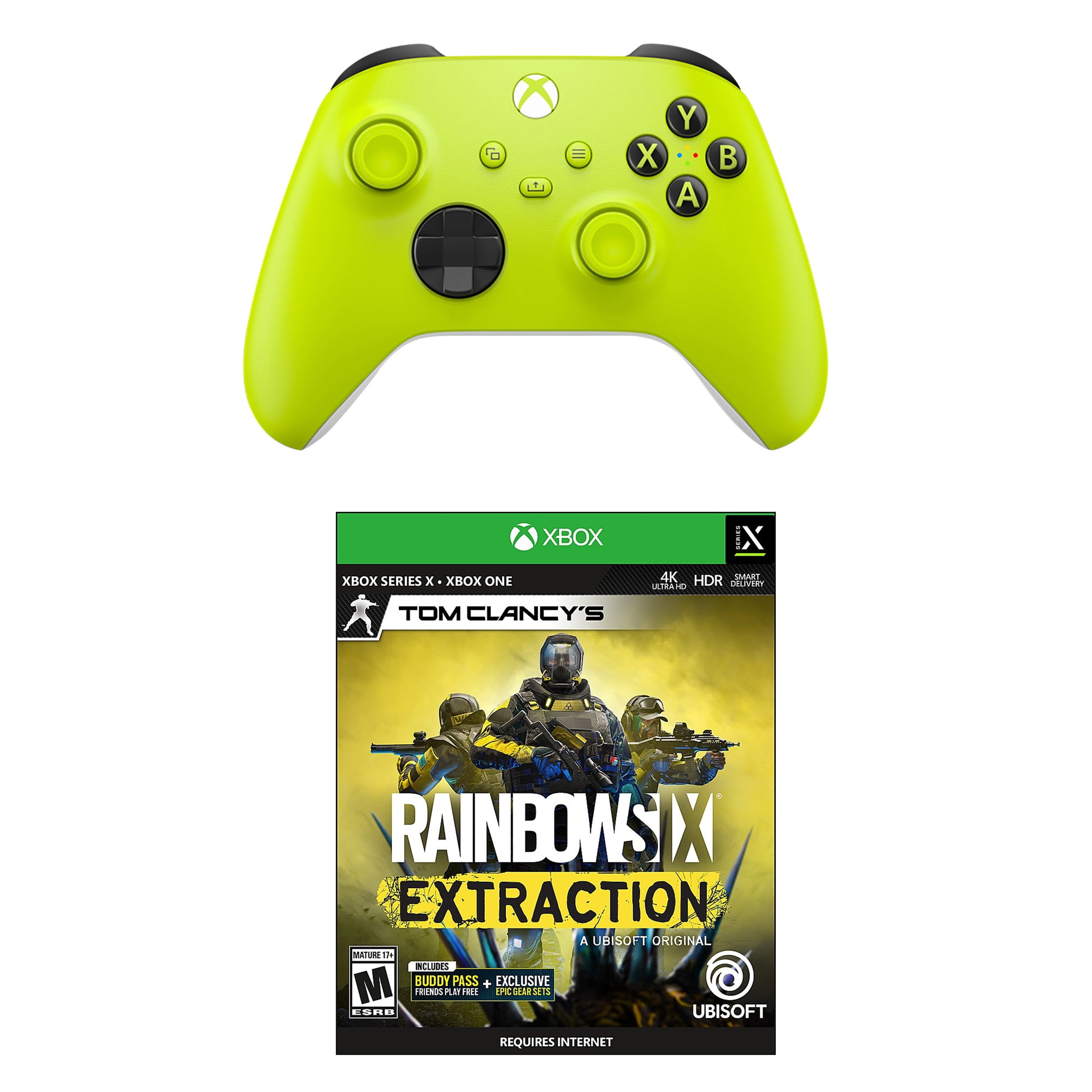 XBOX Wireless Controller for Series X|S and PC (Volt, 1 Count) 5v0nc