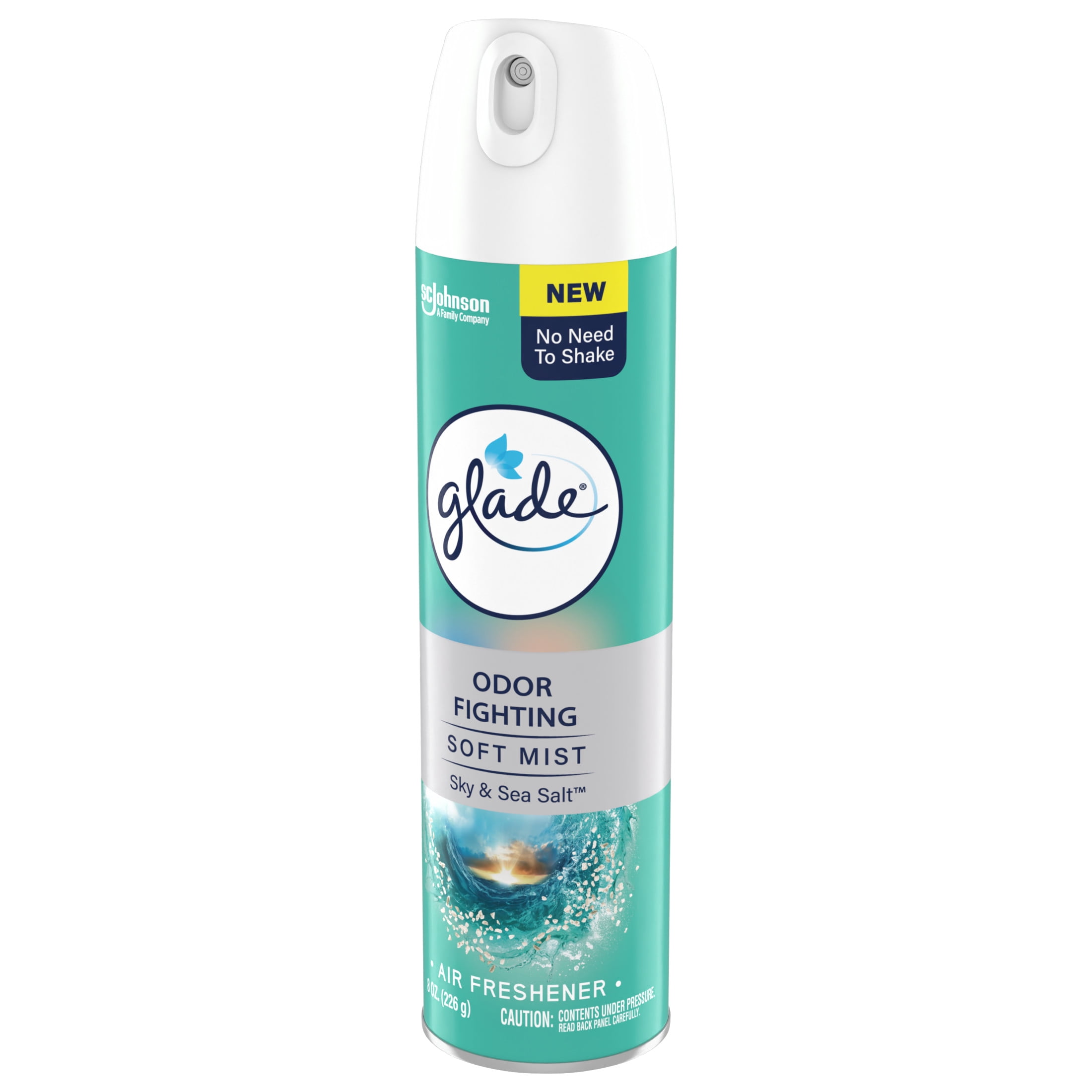 Glade Air Freshener Spray, Sky and Sea Salt Scent, Essential Oil Infused (6 Pack, 8 oz) kmto7