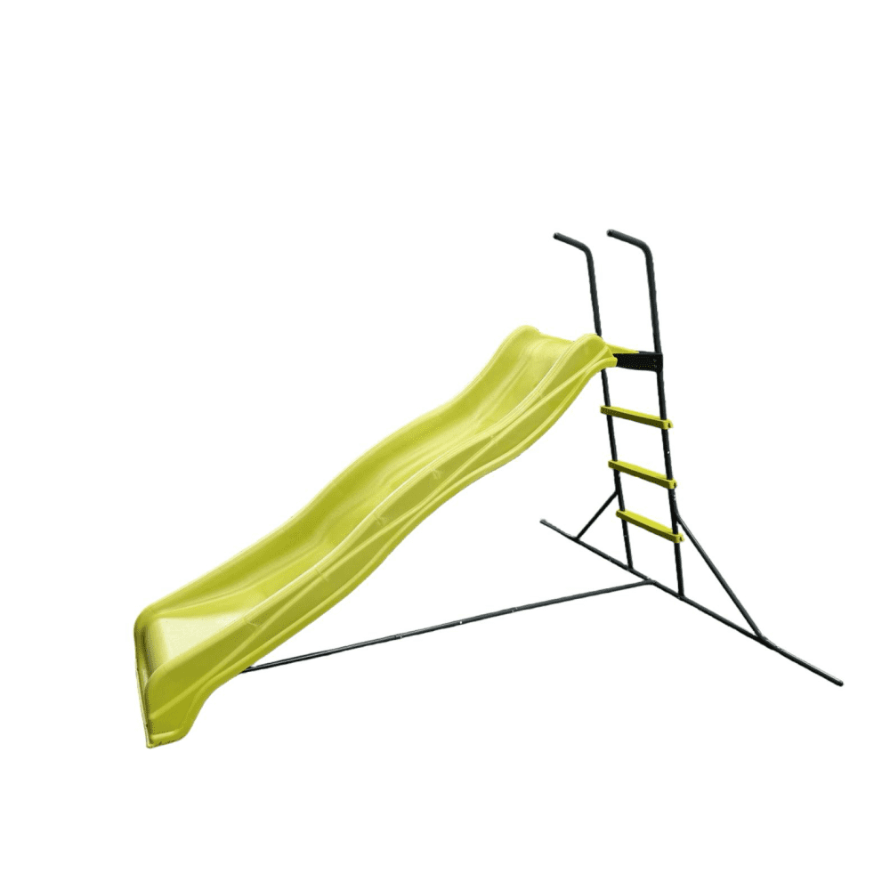Cozynest Freestanding Kids Slide, Indoor and Outdoor Playground Equipment for Backyard (Green, 93.7 x 72.04 x 56.69 in) 5h4ur
