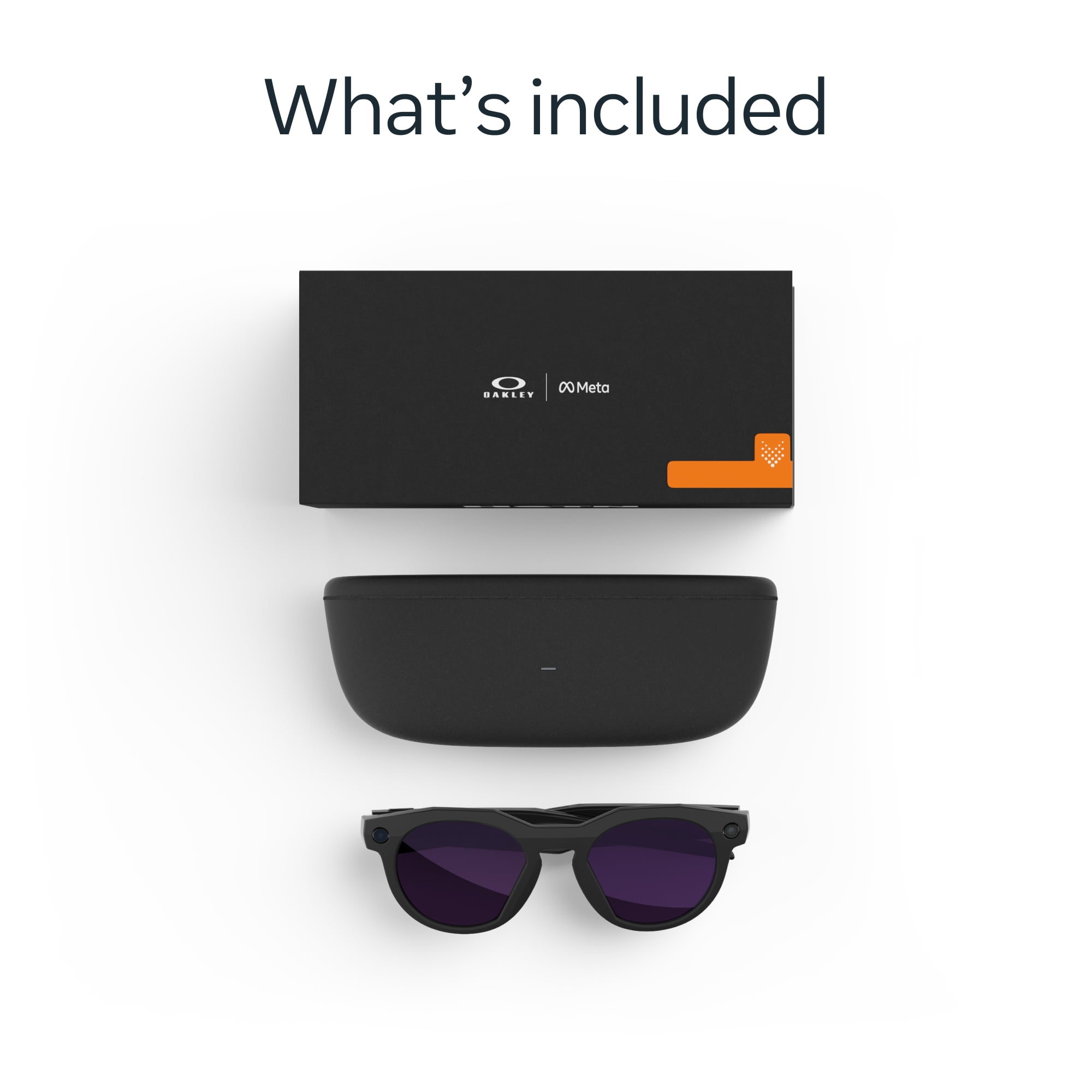 Oakley Meta HSTN Smart AI Glasses with Camera and Audio (Black, One Size) 80fu6