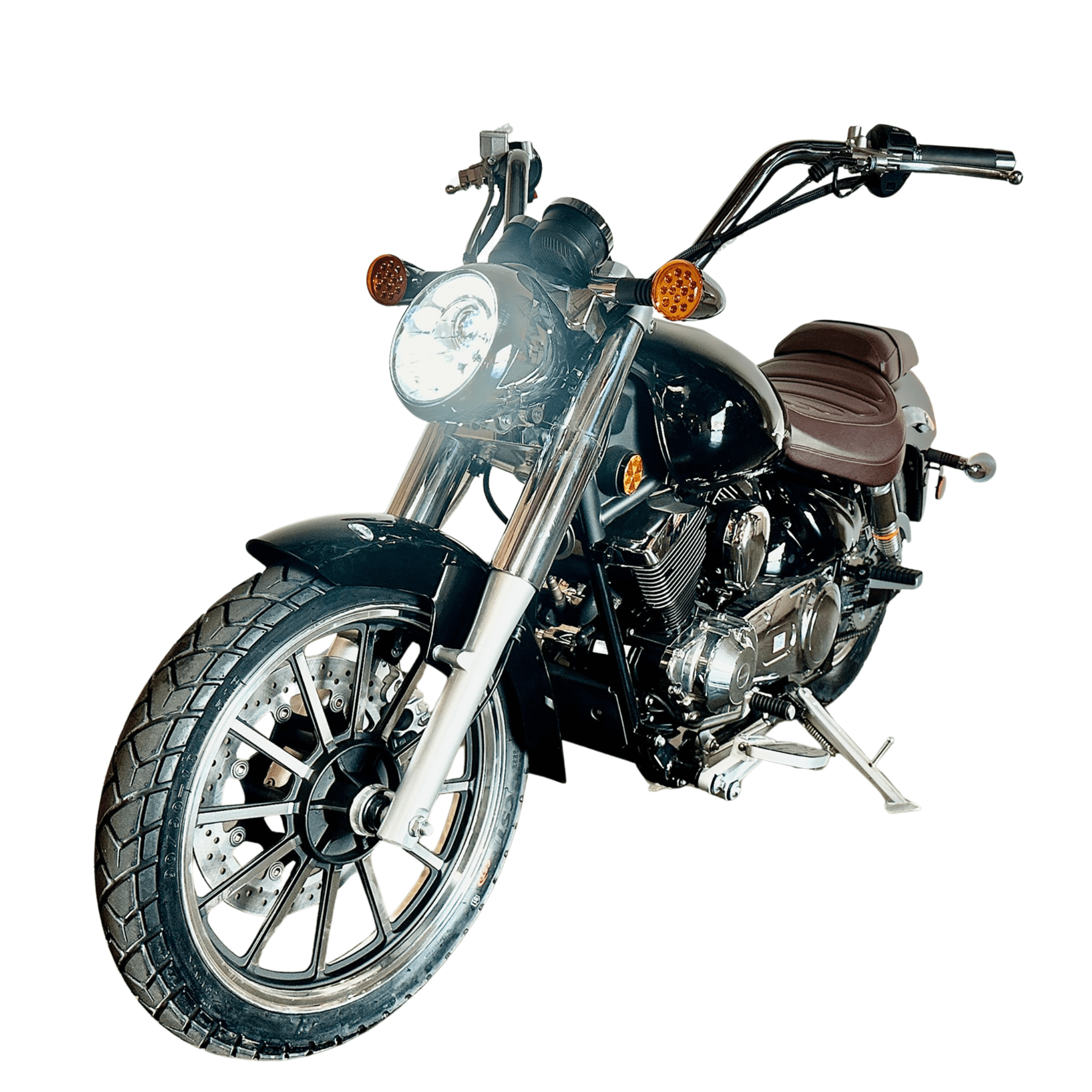 Venom Motorsports Lifan Lycan 250cc V-Twin Chopper Motorcycle (Black, 250cc) 36yce