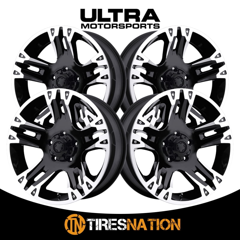 Ultra 235B Maverick Wheel (Gloss Black Diamond Cut, 18x9 in) ir4df