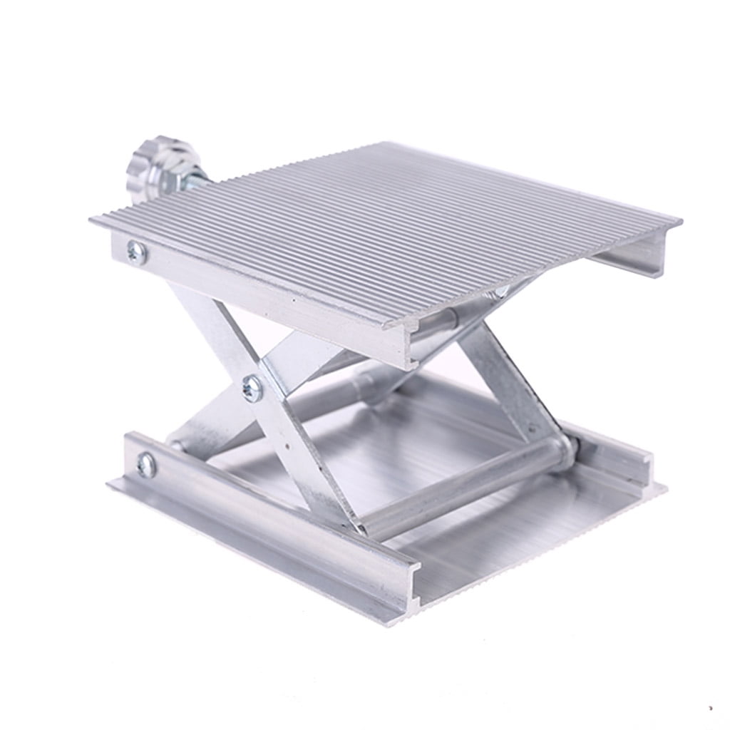 Hiabio Motorcycle Scissors Jack Lift Stand for Street Bikes and Cruisers (Silver, 8 in x 8 in) bfyy8