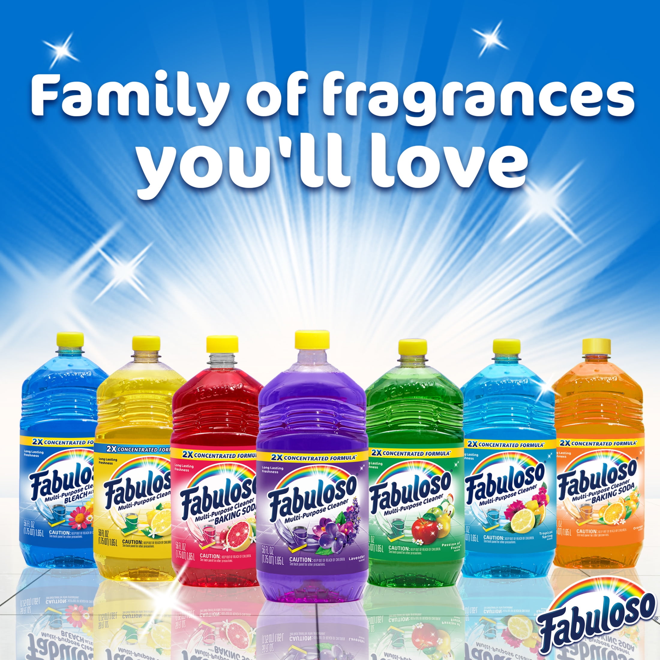 Fabuloso Multi-Surface All-Purpose Cleaner, Passion of Fruits Scent (28 fl oz) mbc1p