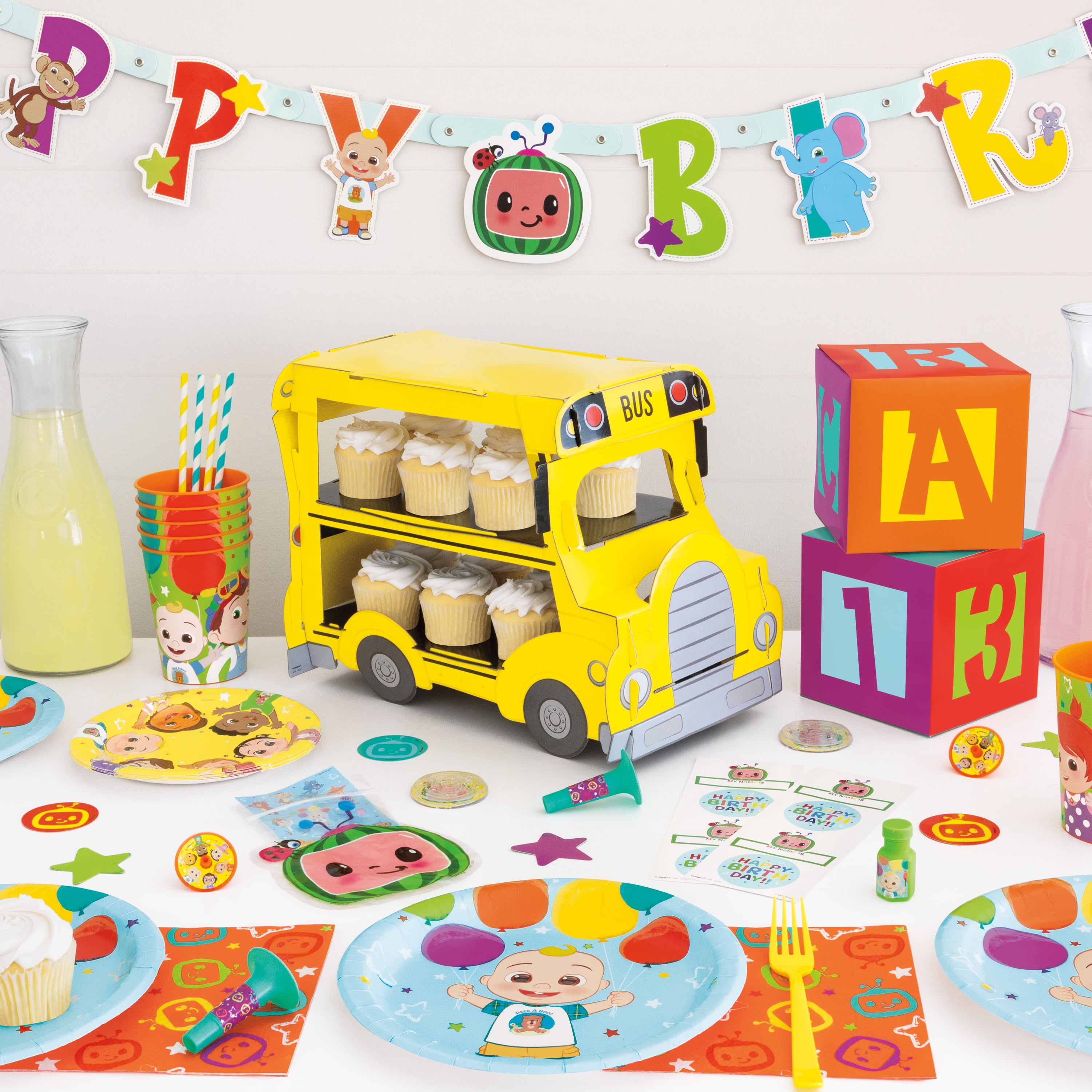 CoComelon DIY Cake Topper Set (7 in x 5 in, 1 Count) w9nav
