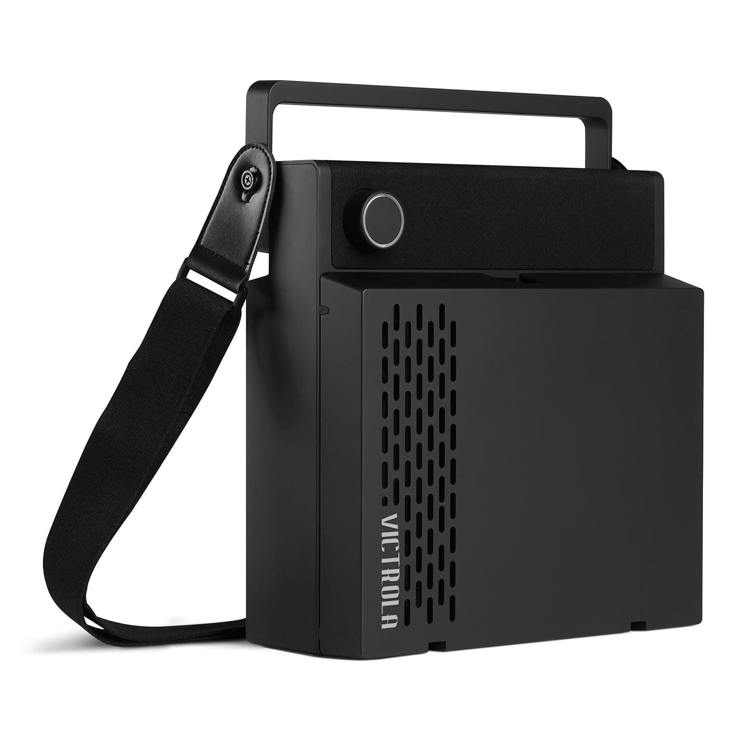 Victrola Revolution GO Portable Record Player with Bluetooth and Rechargeable Battery (Black) 32b0q