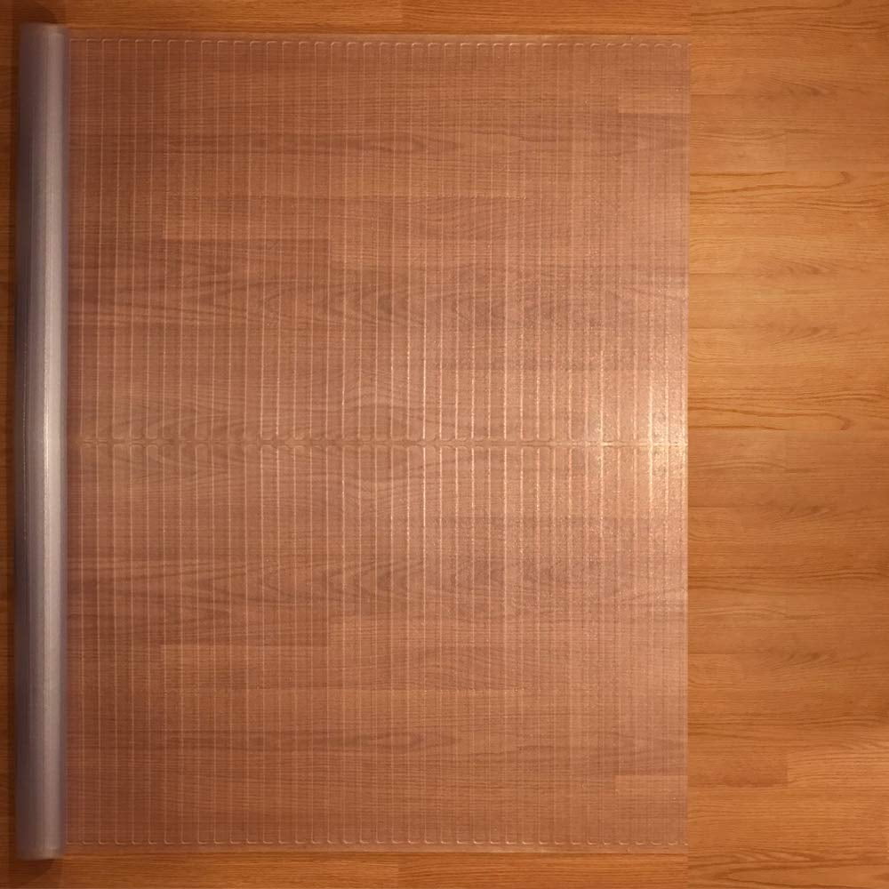 Resilia Clear Vinyl Floor Runner Protector for Hardwood and Tile (Clear, 27 in x 6 ft) 894ni
