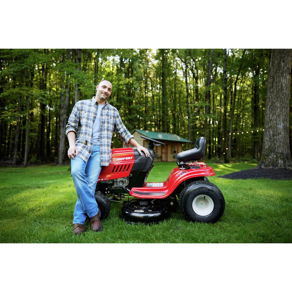 Troy-Bilt Pony 42 Riding Lawn Mower (500cc Engine, 42 in Deck) g6kp4