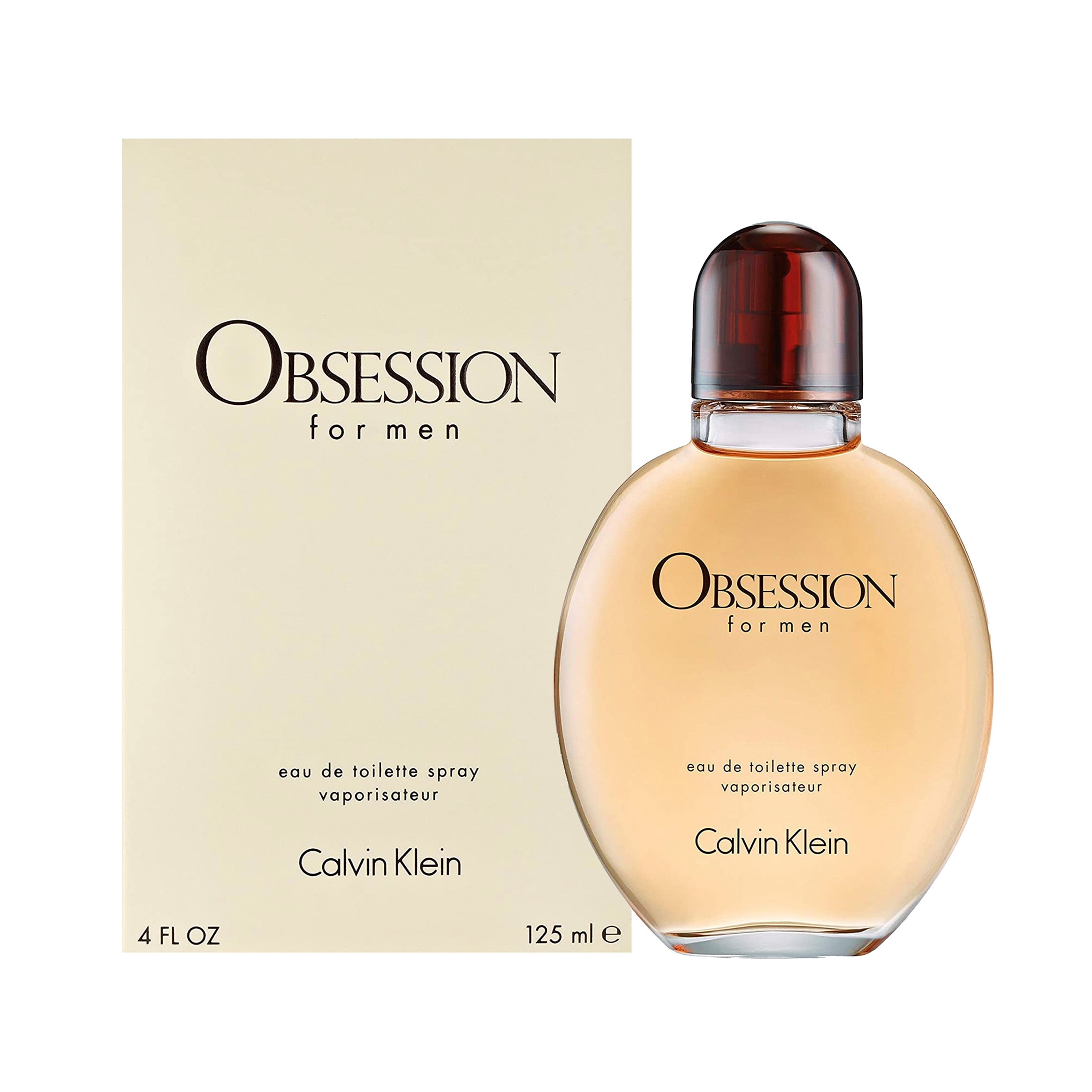 Calvin Klein Obsession Eau de Toilette, Cologne for Men, Long-lasting Masculine Fragrance (4 fl oz) 82ipw