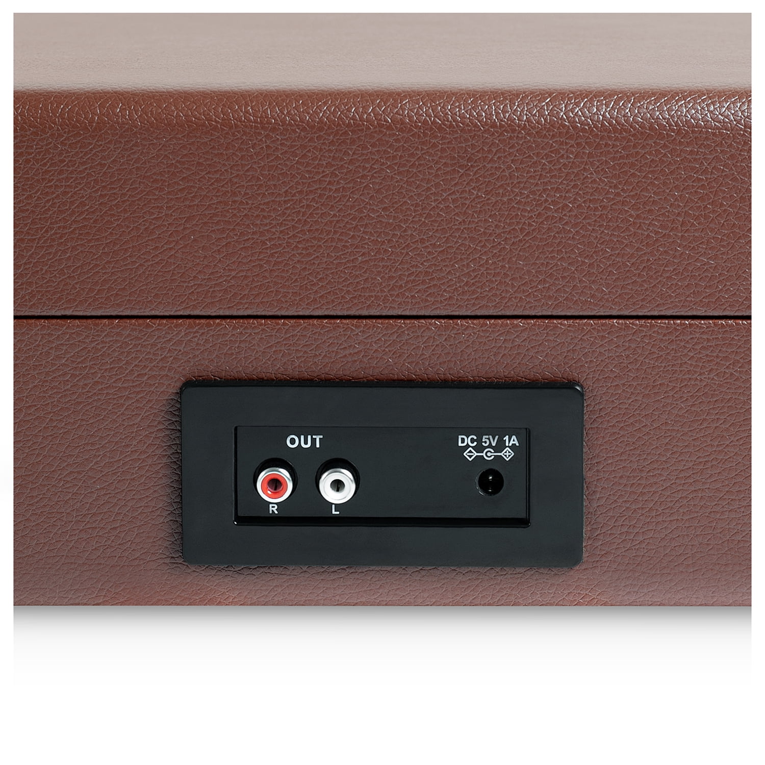 Victrola Journey Bluetooth Suitcase Record Player with 3-Speed Turntable (Brown, 13.9 in x 10.1 in x 5 in) bnafg