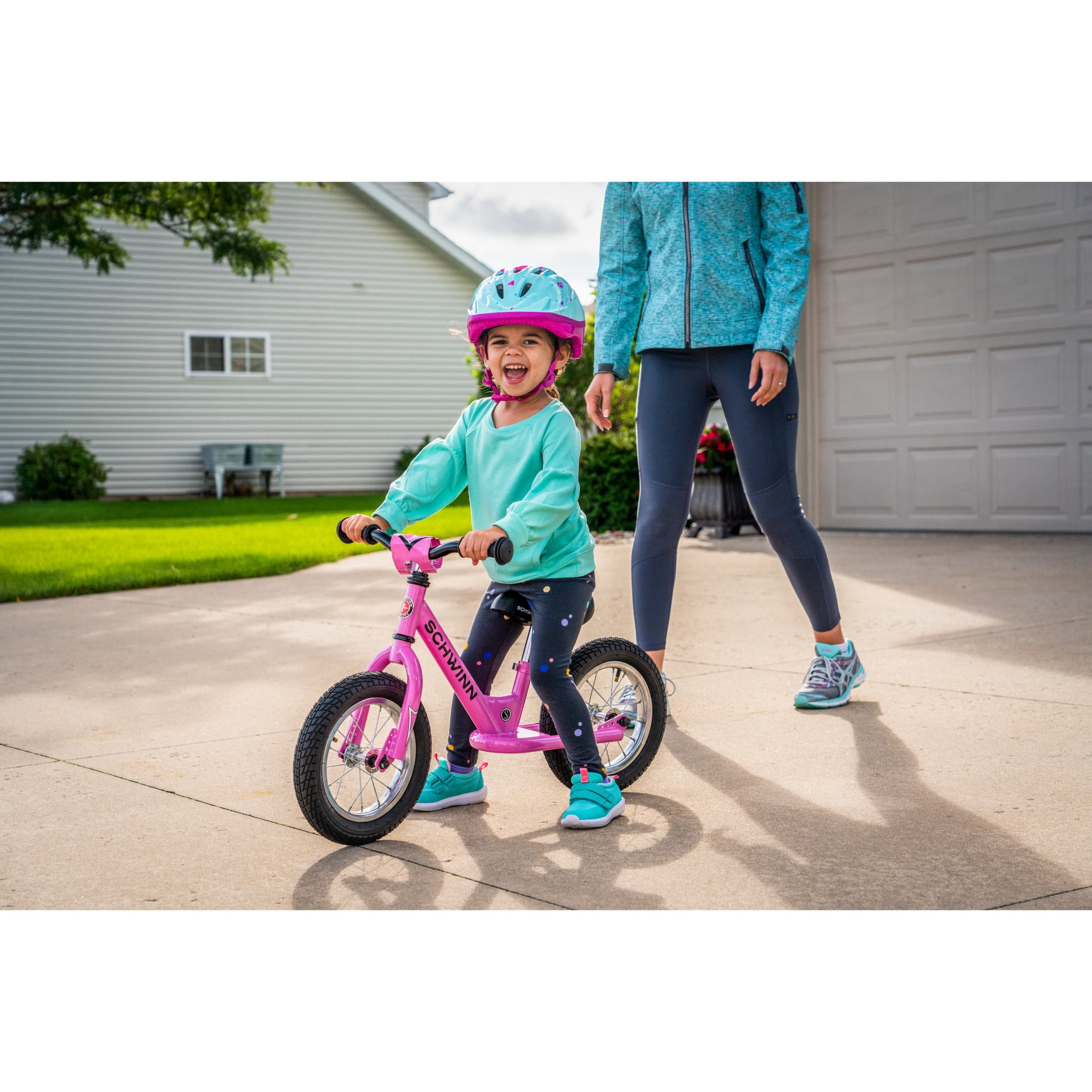 Schwinn Toddler Balance Bike, 12 in Wheels, Lightweight Training Bicycle (Pink, 12 in) vawq9