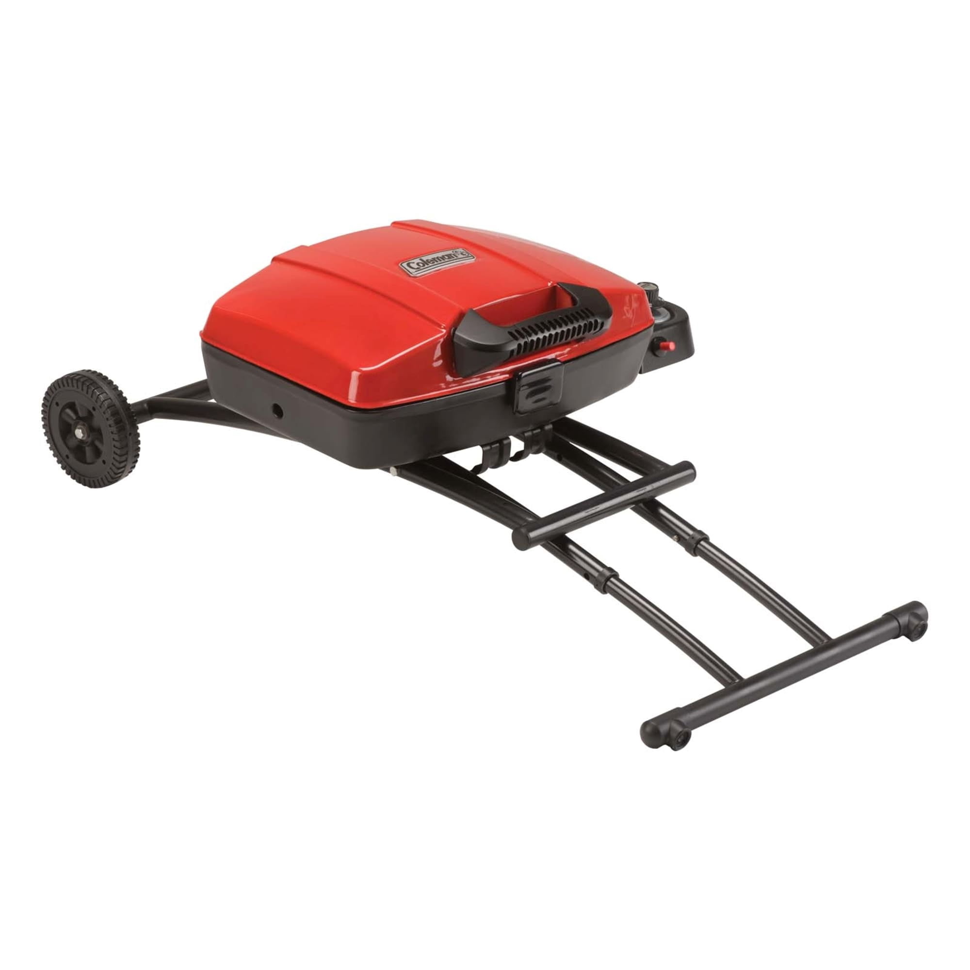 Coleman RoadTrip Sportster Propane Gas Grill Portable Outdoor Cooking Stove (Red, 225 sq. in.) q53h3
