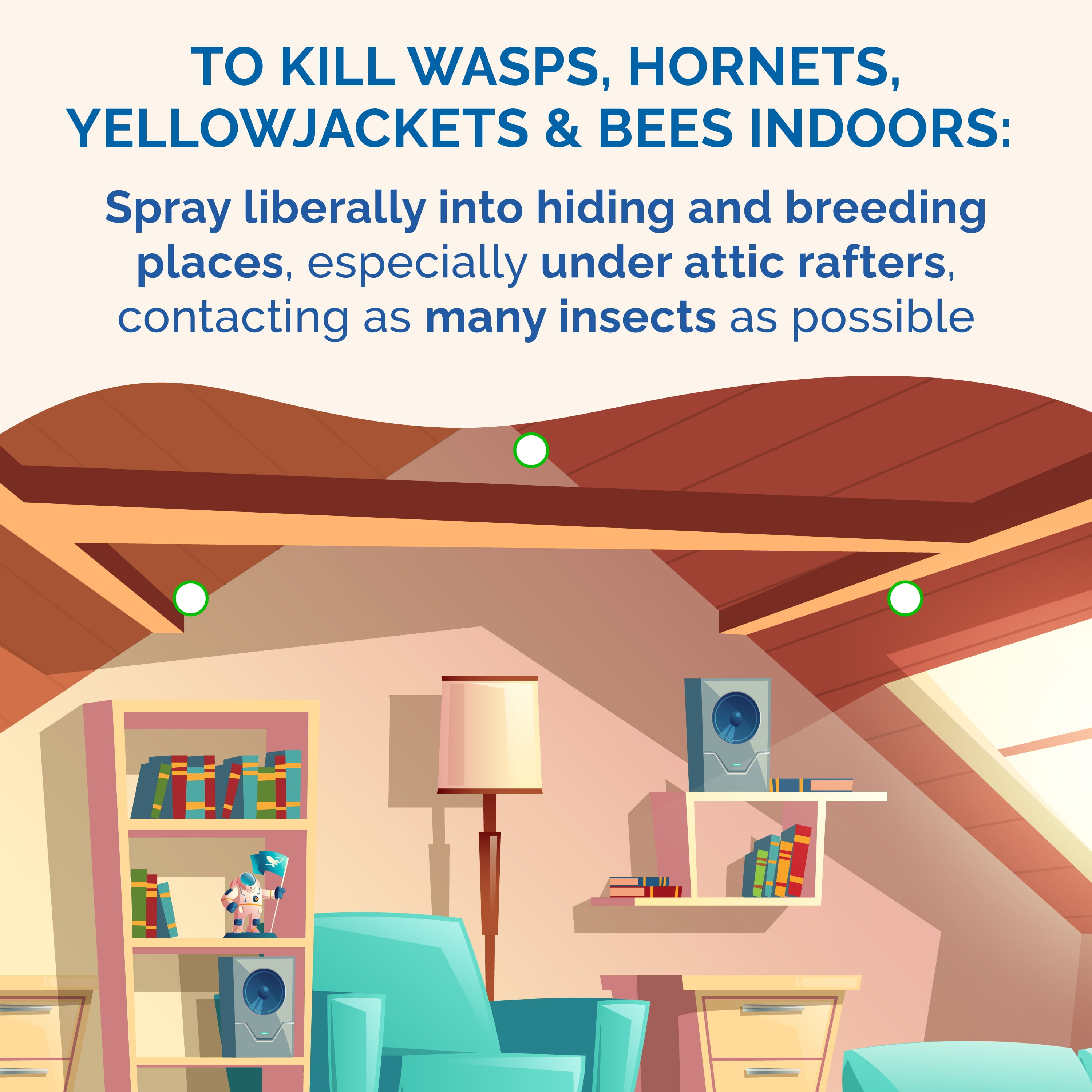 Hot Shot Flying Insect Killer Spray, Fast-Acting Indoor and Outdoor Pest Control (Clean Fresh Scent, 15 oz) 1mvlh