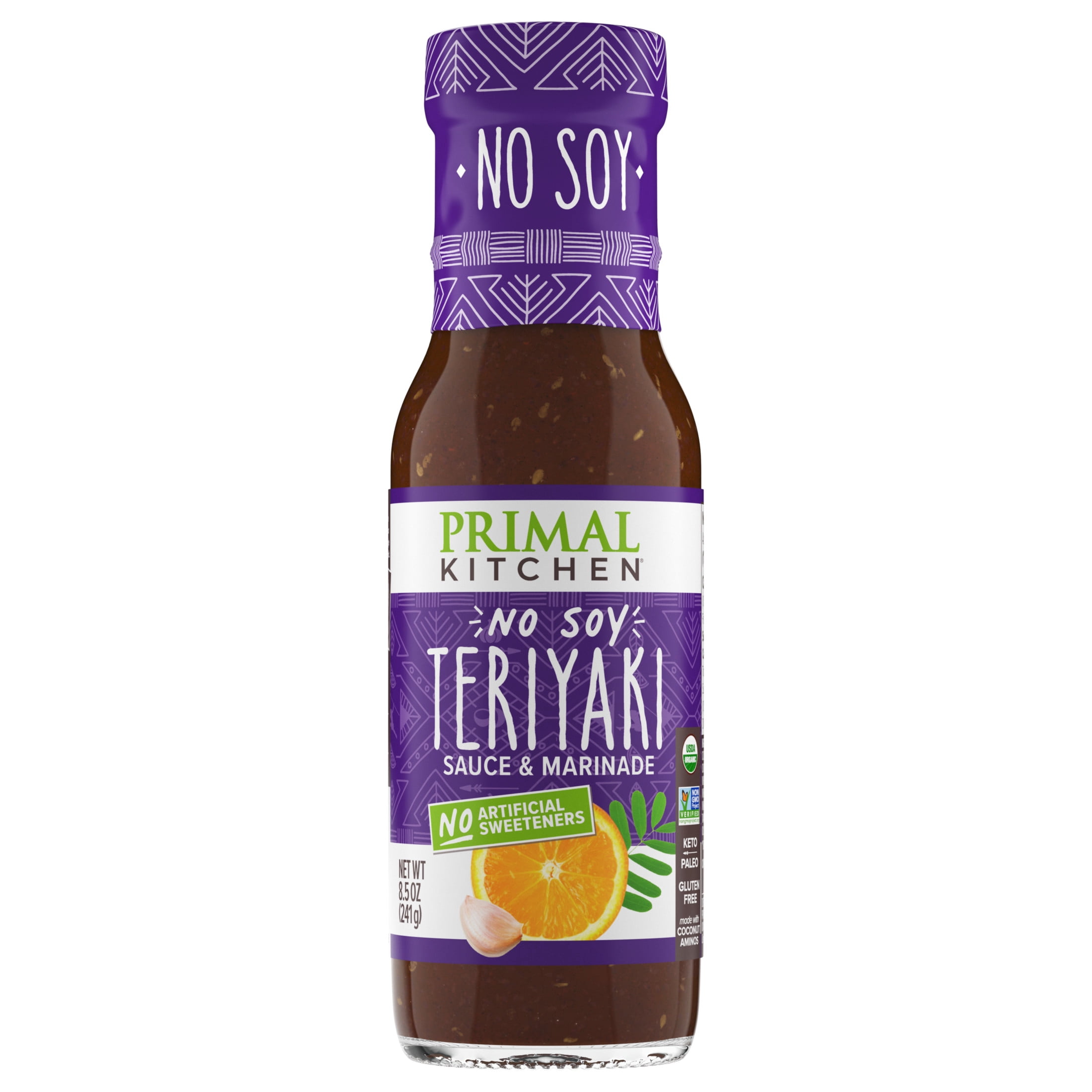 Primal Kitchen Organic Teriyaki Sauce and Marinade, Soy-Free, Keto and Paleo Friendly (8.5 oz) ss87r