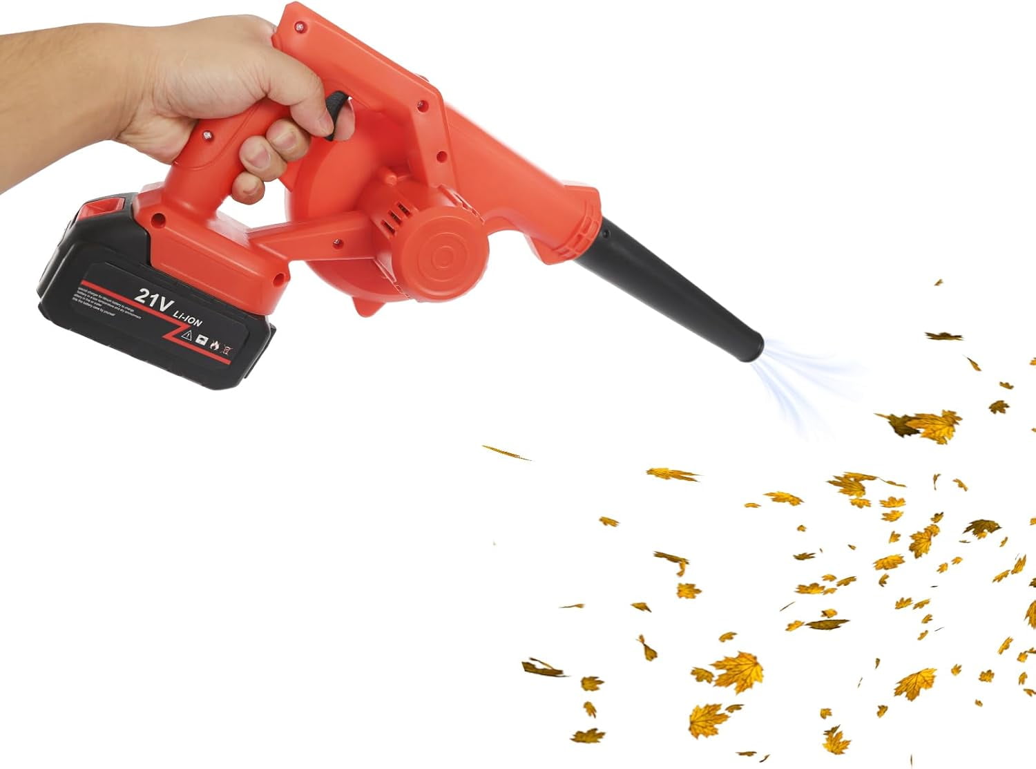 Dwellnix 2-in-1 Cordless Leaf Blower and Vacuum Cleaner (Black, 4.41 lb) i152n