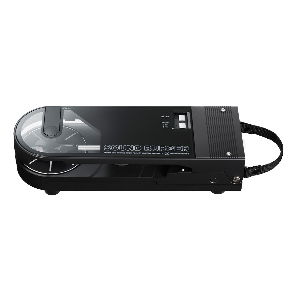 Audio-Technica AT-SB727 Sound Burger Portable Bluetooth Turntable (Black) uvxpg
