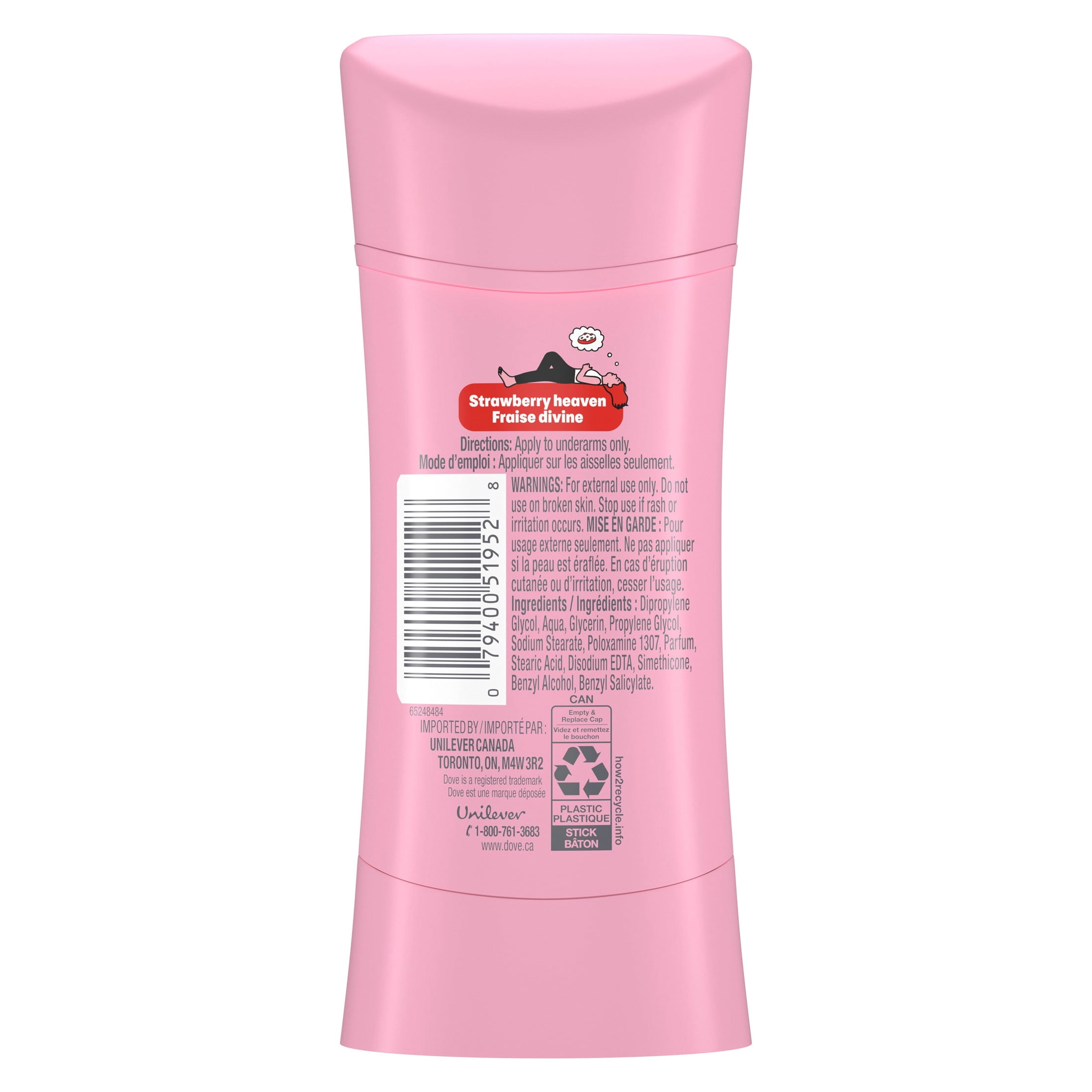Dove Deodorant Spray Crumbl Strawberry Shortcake Scent (2.6 oz) 8rd43