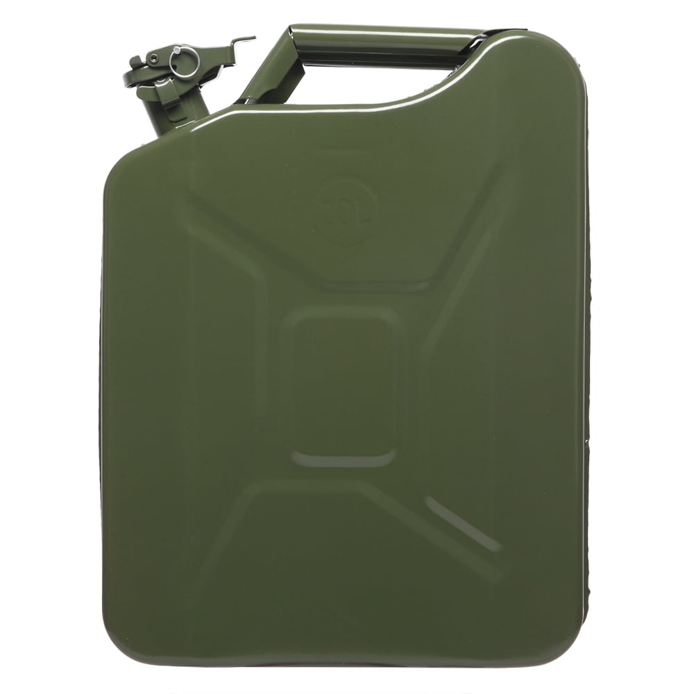 Ktaxon Portable Fuel Storage Container, Heavy-Duty Steel Emergency Backup Gas Carrier (Army Green, 5 gal) p4vv3