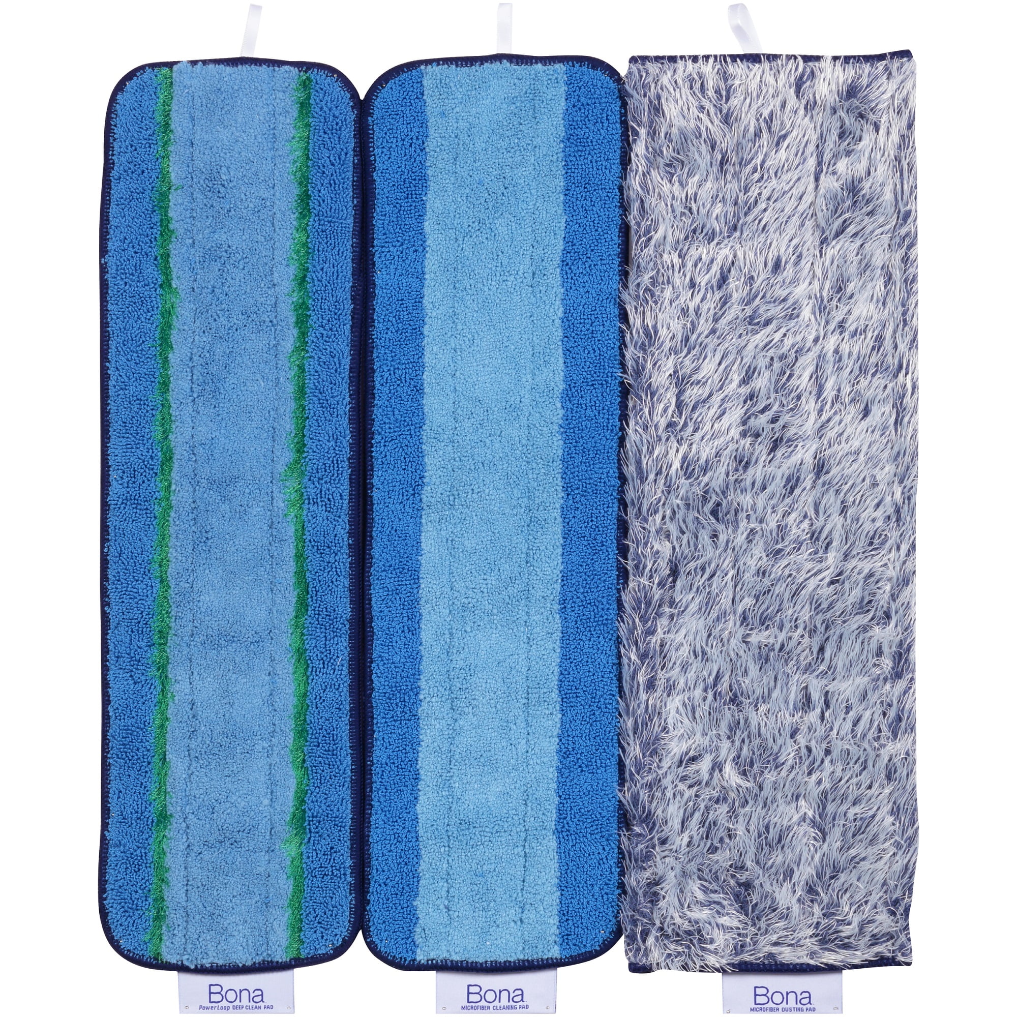 Bona Microfiber Floor Cleaning Pad Set (Blue, 1 Pack) p17le