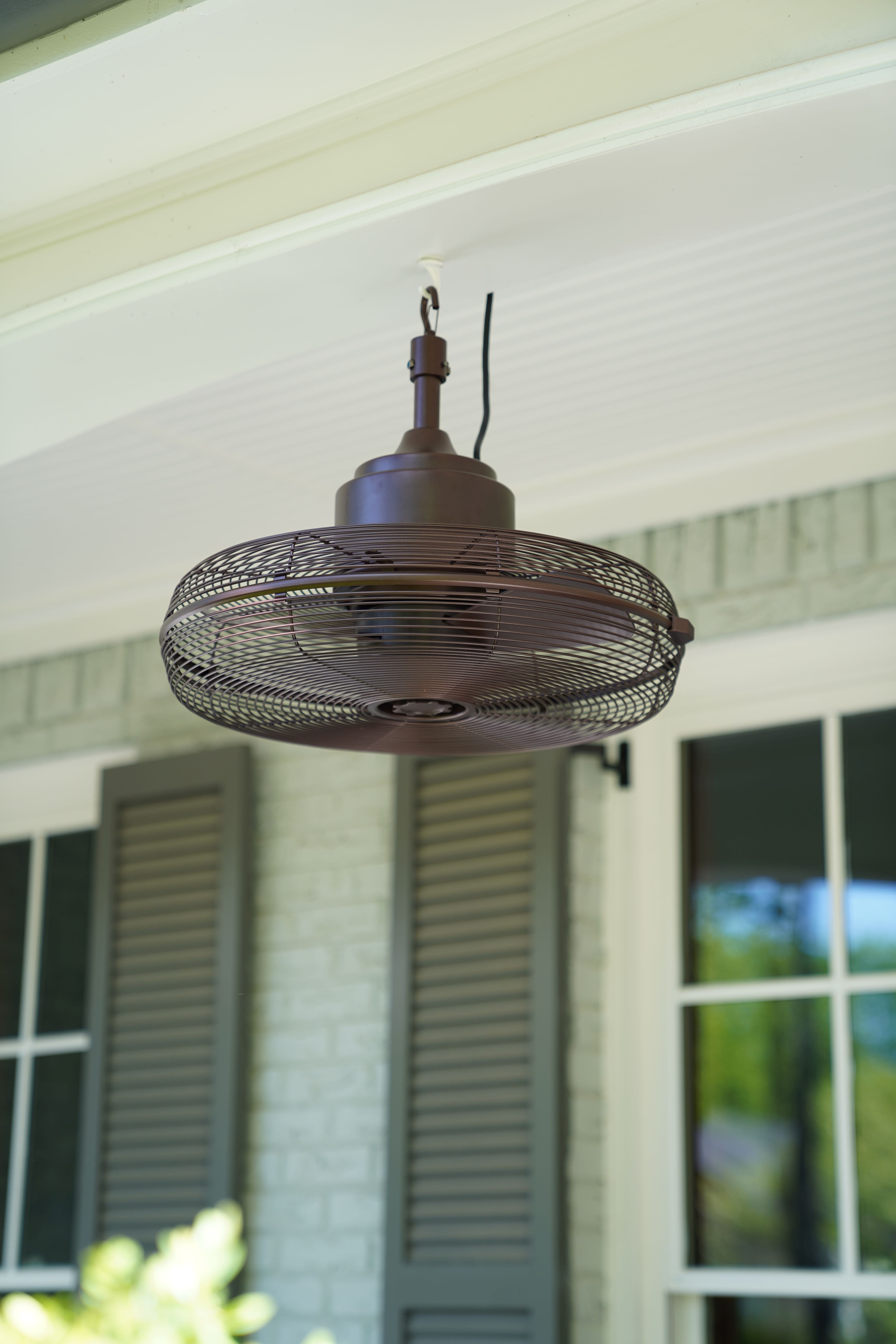 Better Homes & Gardens Outdoor Gazebo Fan, Weather-Resistant Metal Construction (Bronze, 18 in) 8aafp