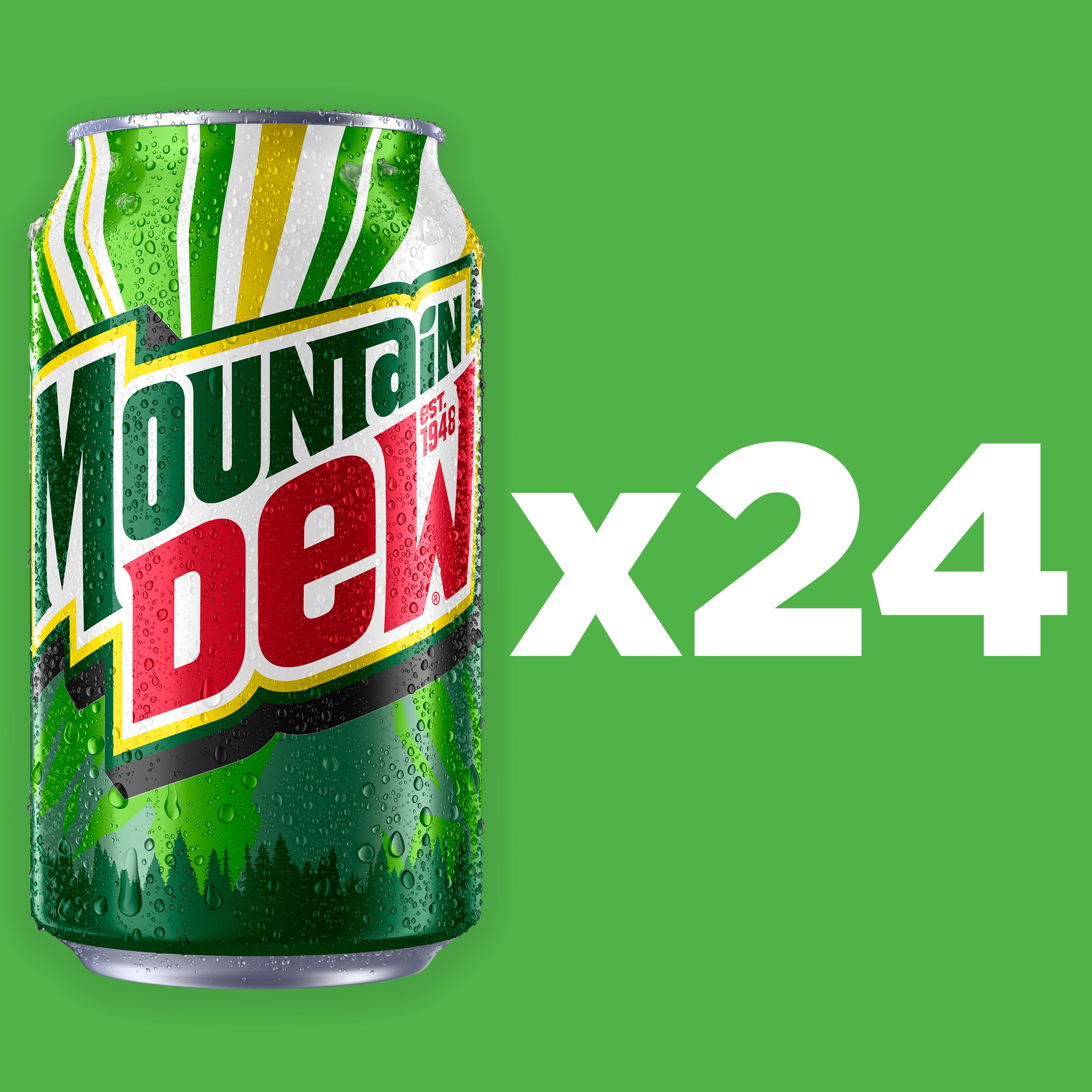 Mountain Dew Citrus Soda (Original Flavor, 24 Pack, 12 fl oz) 36qss