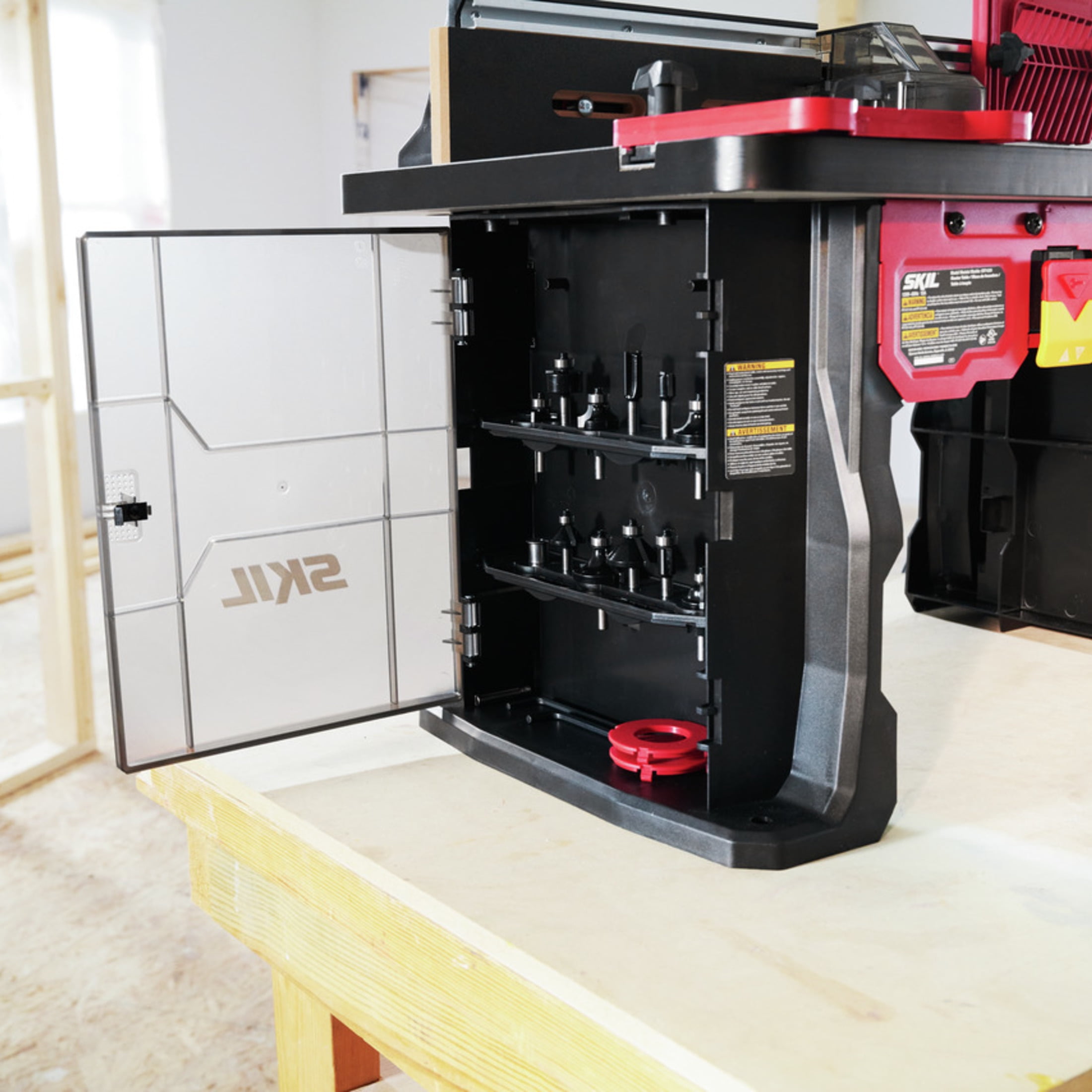 SKIL SRT1039 Benchtop Portable Router Table with Integrated Bit Storage (24 in x 16 in) xai0w